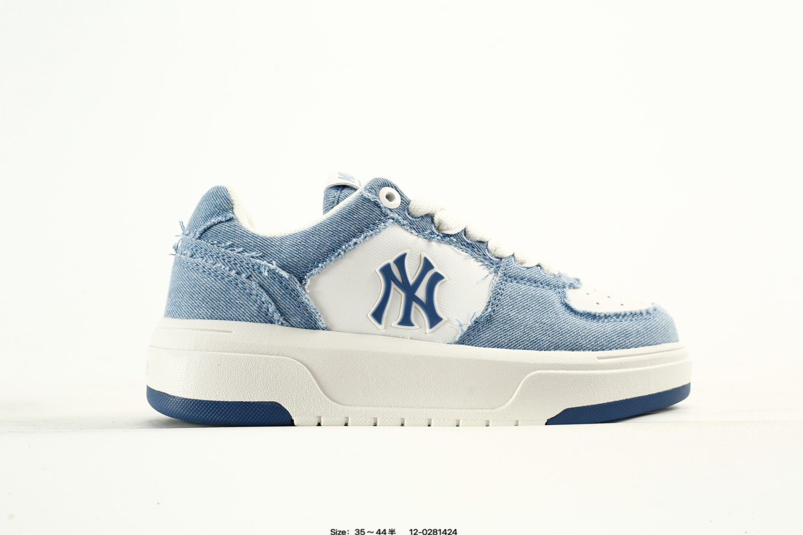 MLB Chunky Liner Denim Sneakers Multicolor