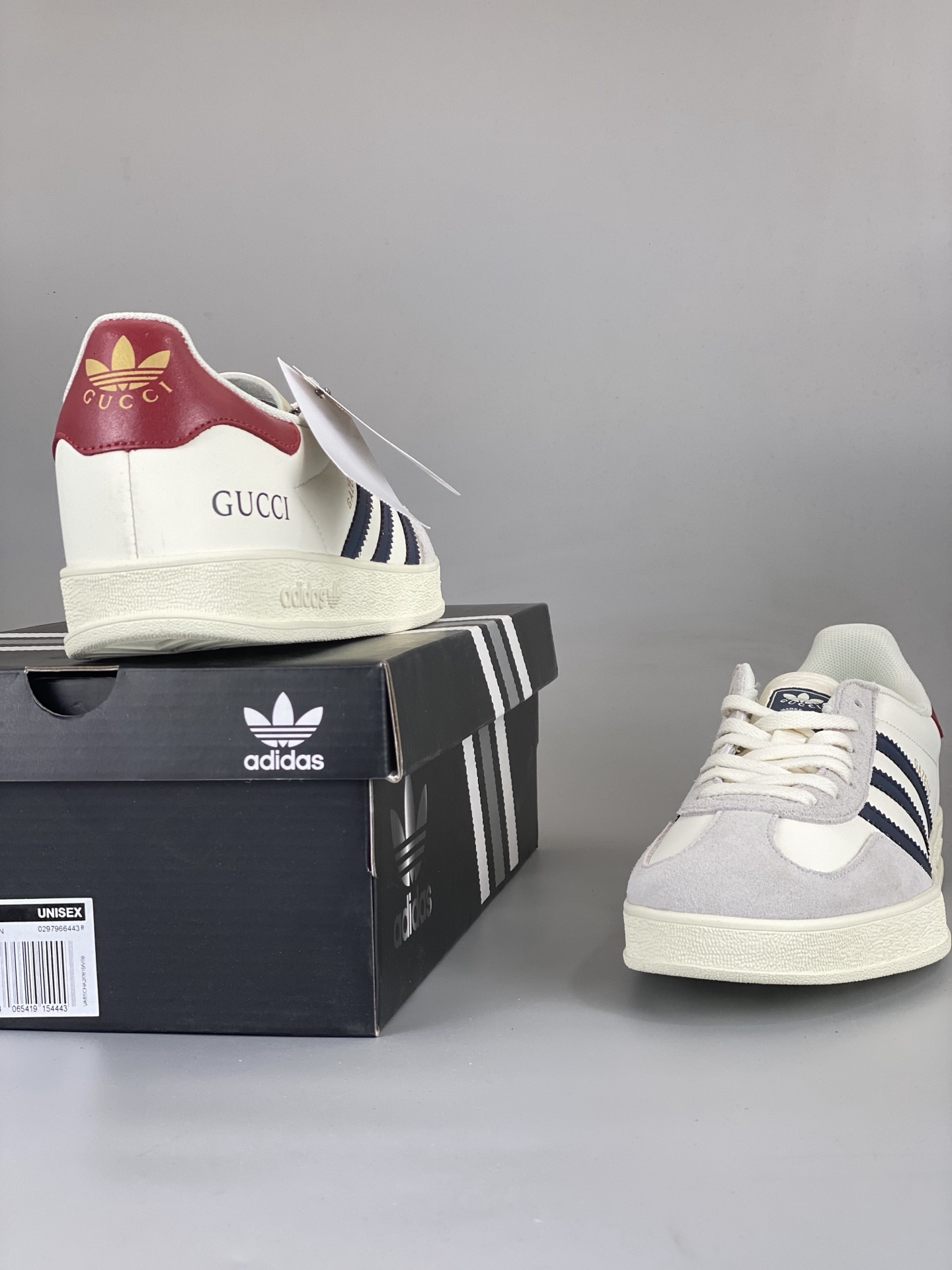 Adidas Gazelle Low Sneakers White/Navy/Red