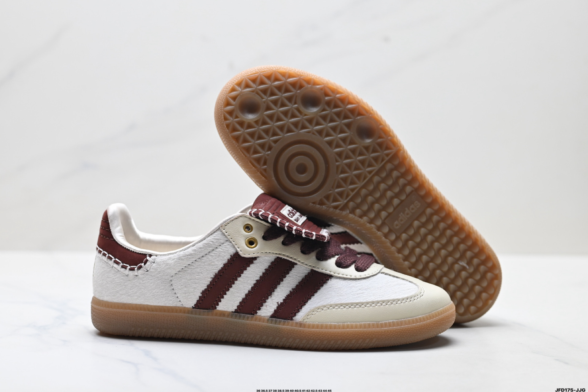 Adidas Samba OG Pony Tonal Burgundy