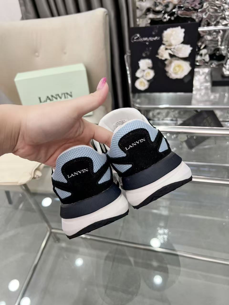 Lanvin CLAY Low-Top Sneakers Multicolor