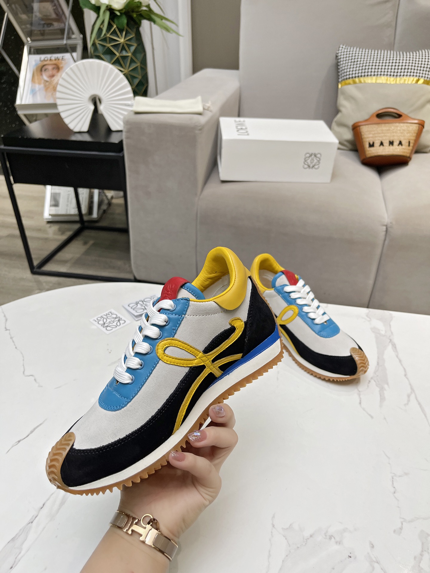 Loewe Hidden Wedge Trainers Multicolor