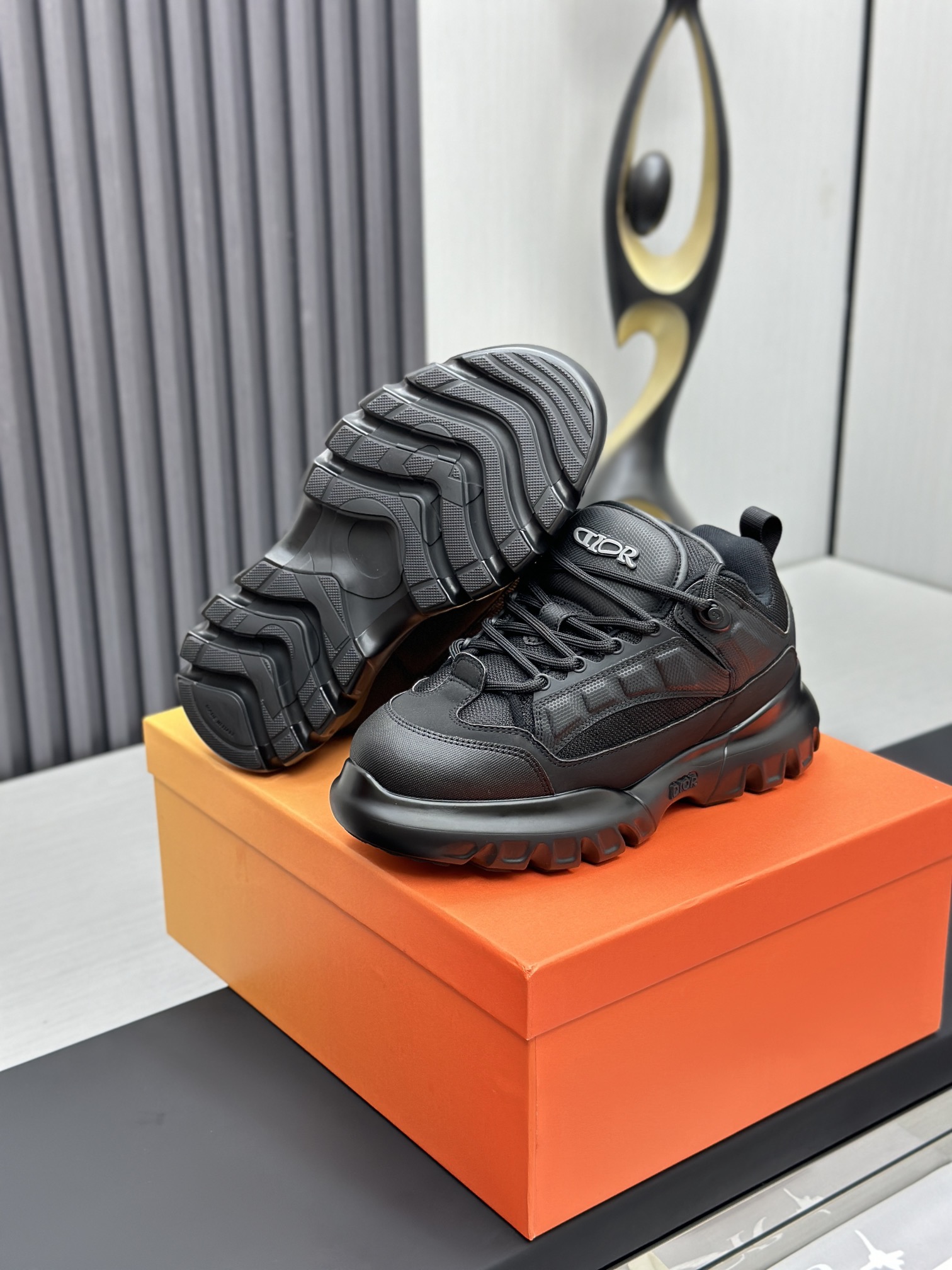 Dior Lewis Hamilton Chunky Sneakers Black
