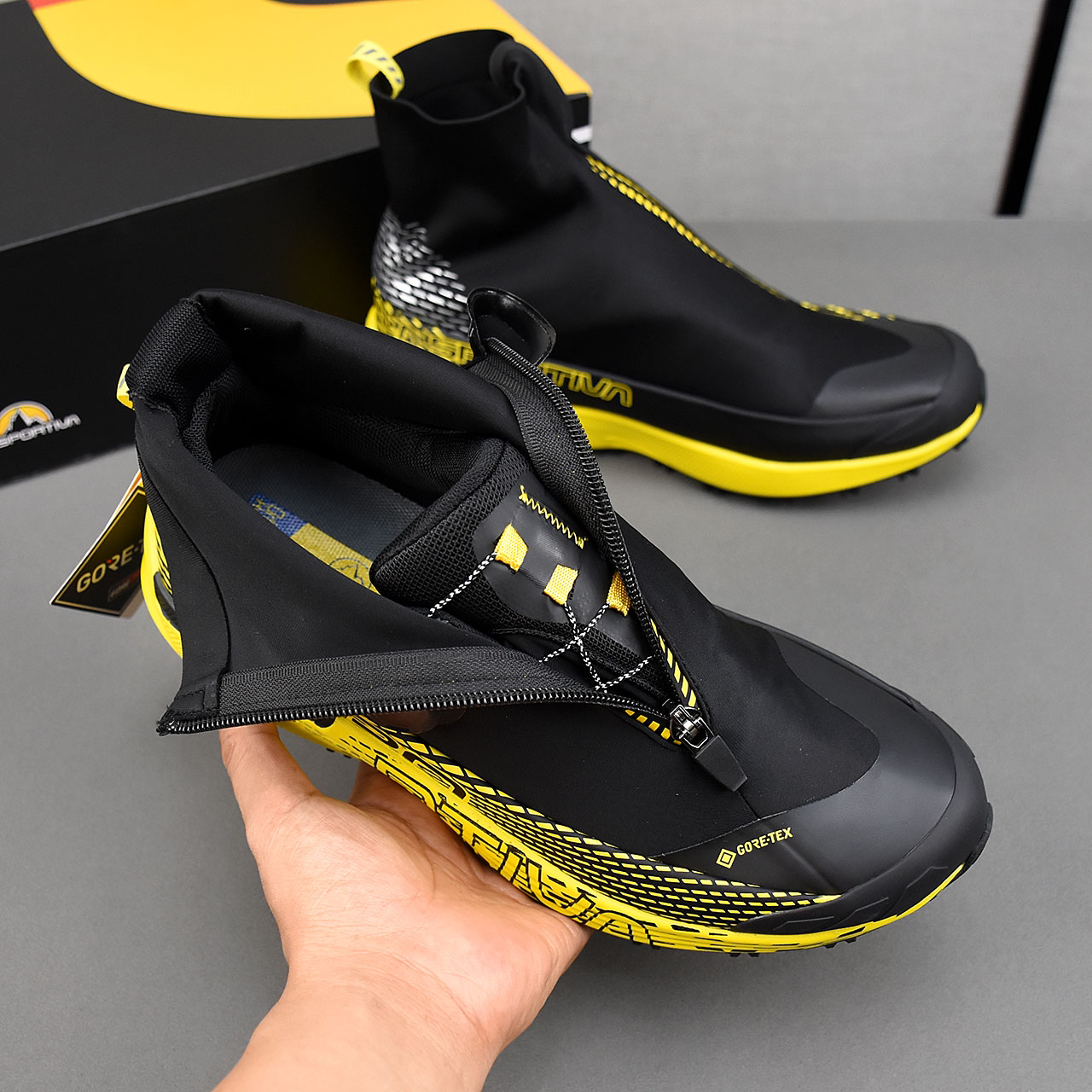 La Sportiva Equilibrium ST GTX Boots Black/Yellow