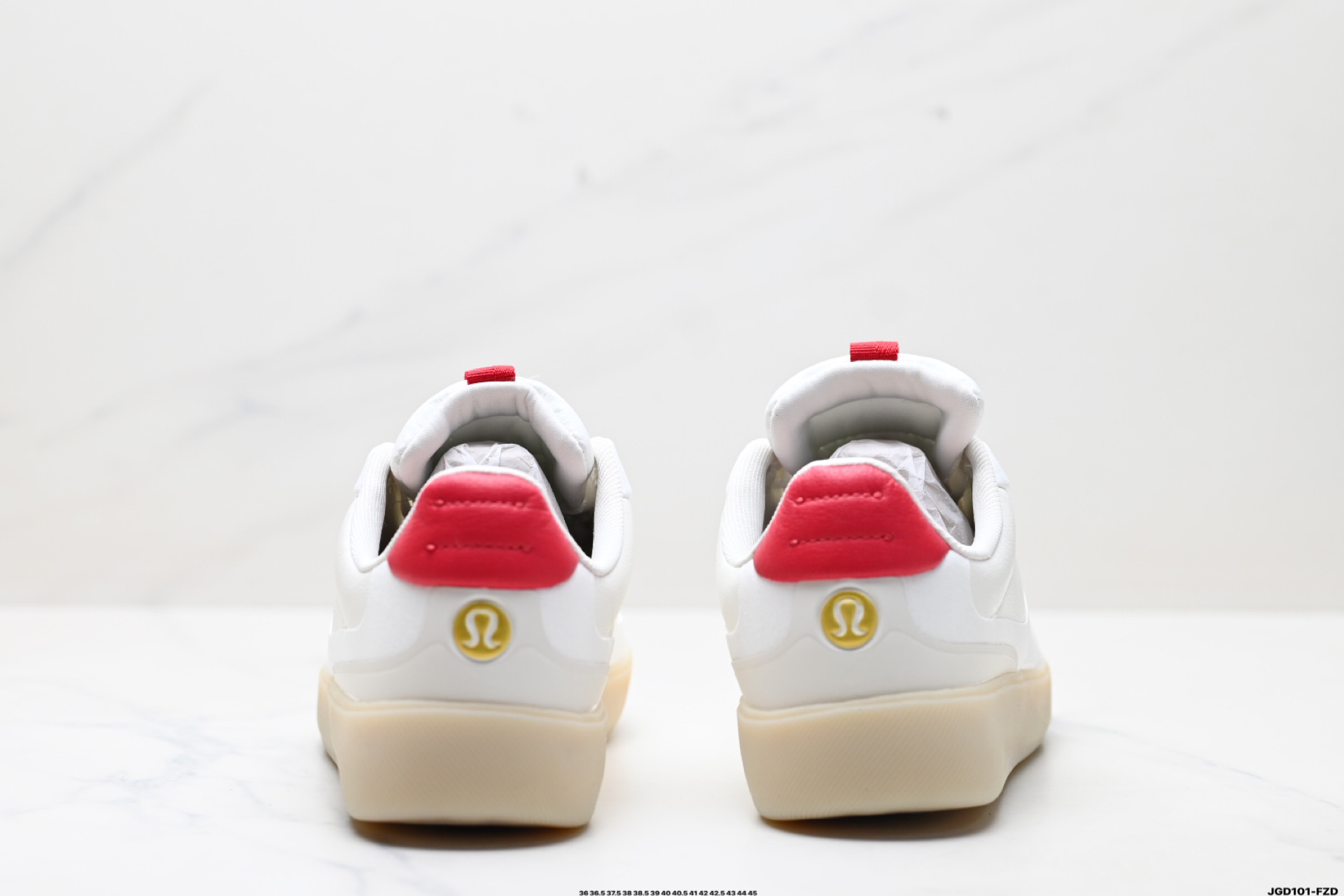 Lululemon Cityverse Low-Top Sneakers White Red