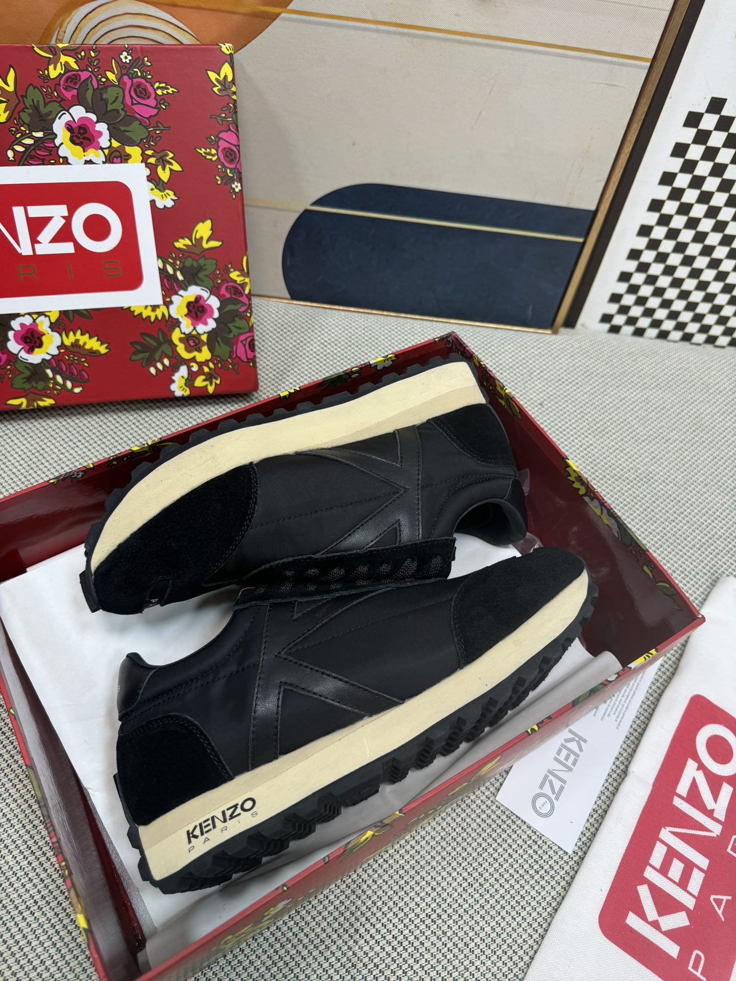Kenzo Classic Runner Sneakers Black