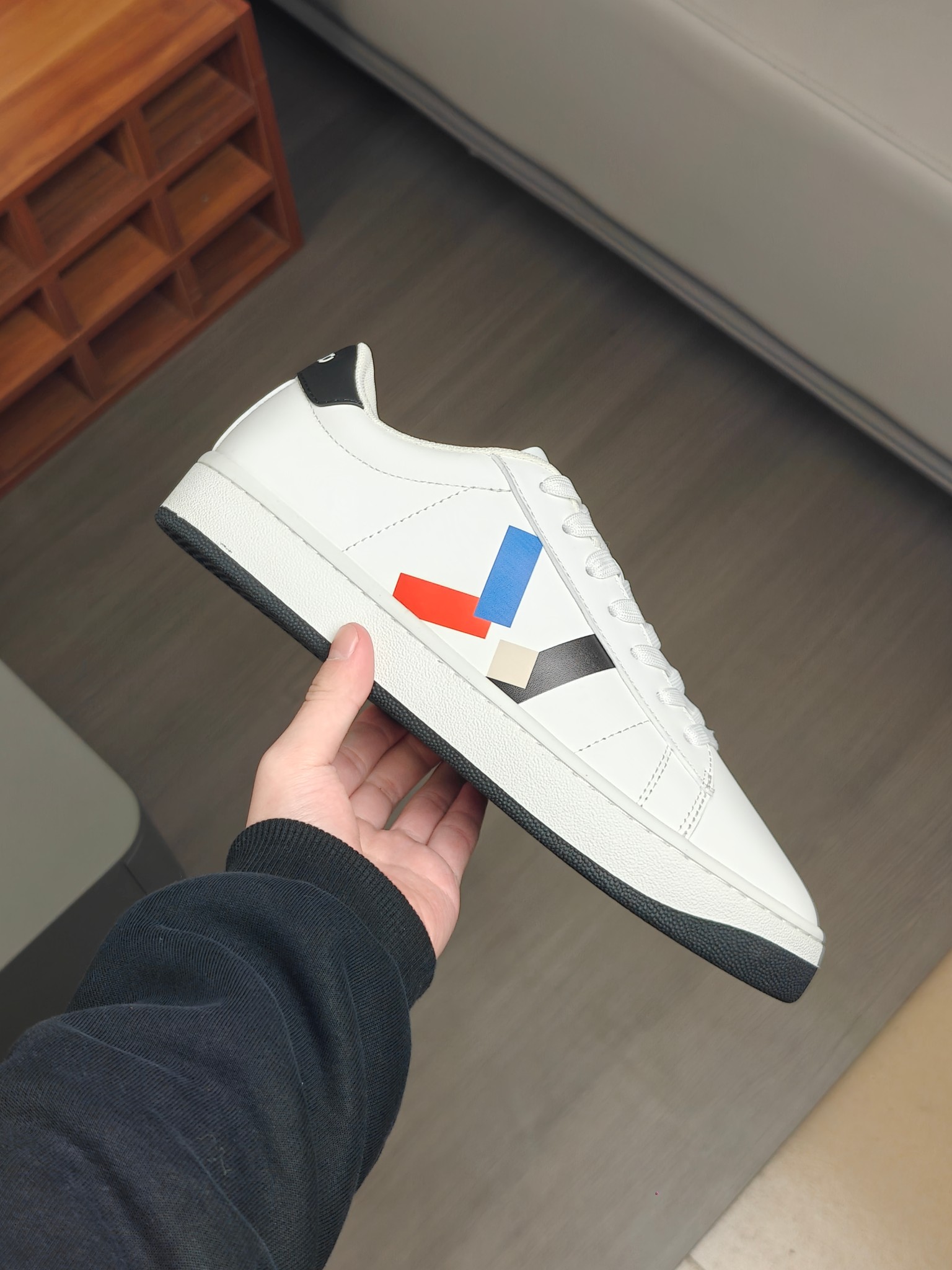 Kenzo Leather Casual Sneakers Multicolor
