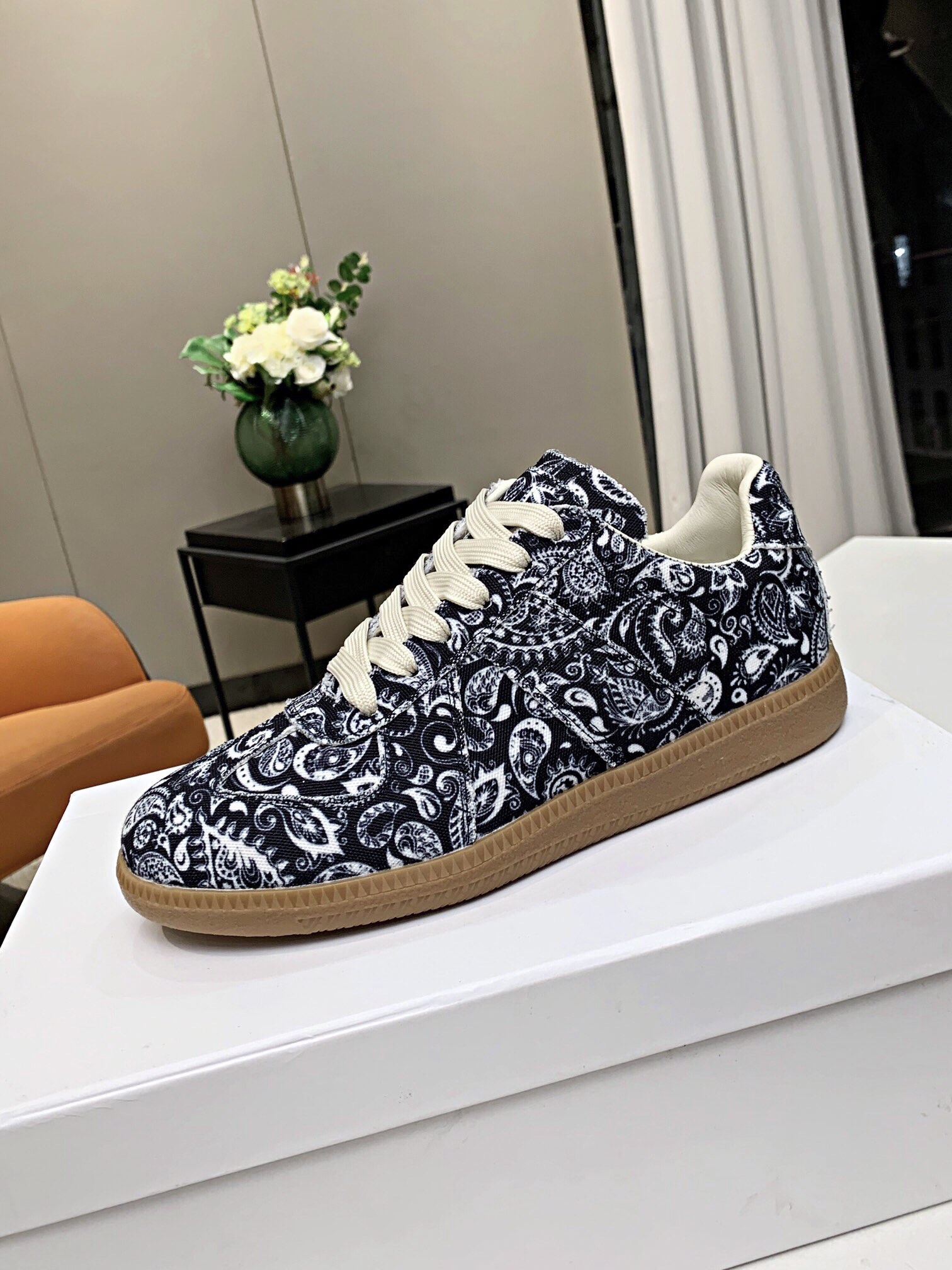 Maison Margiela MM6 Trainer Sneakers Black/White