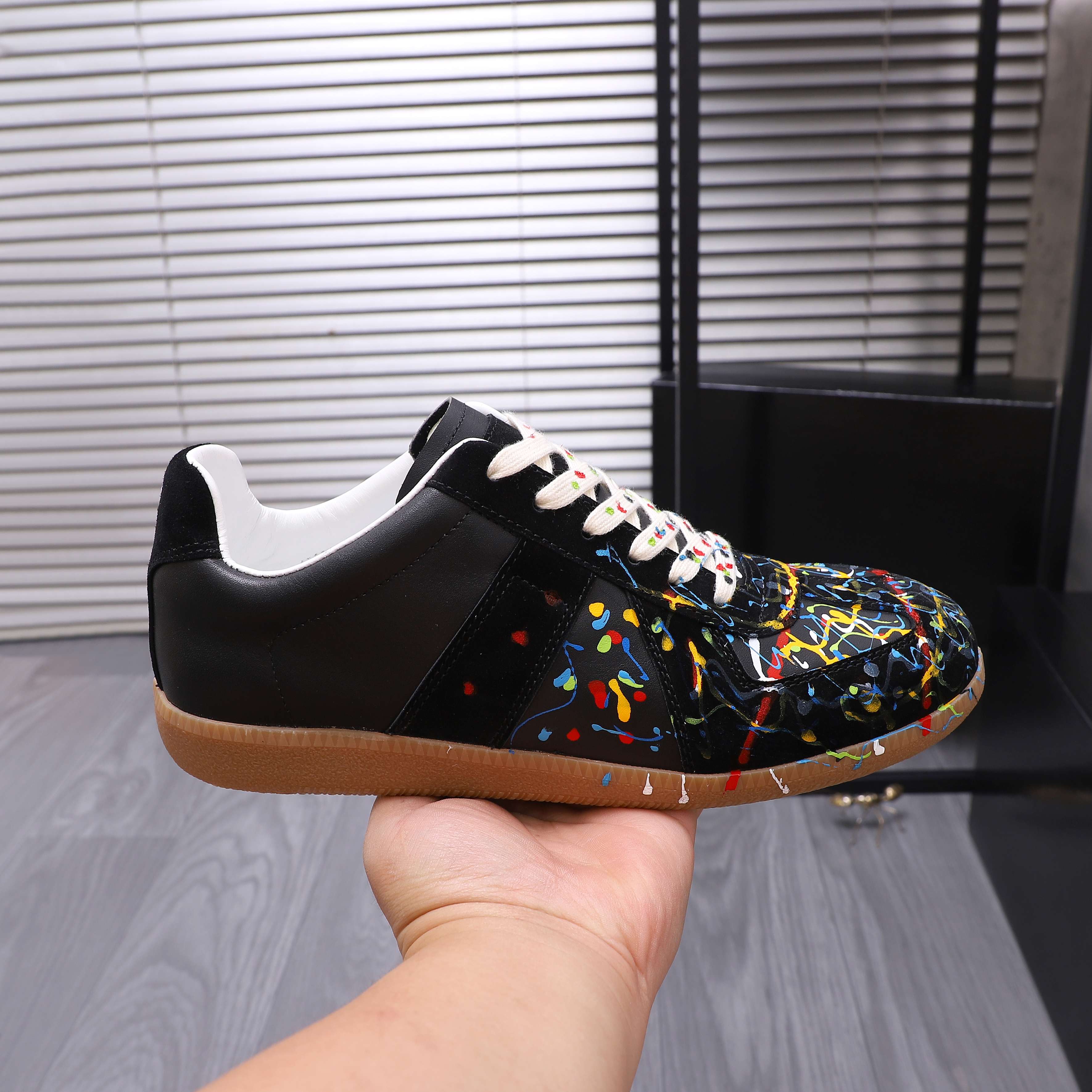 Maison Margiela Paint Splash Sneakers Multi-Color