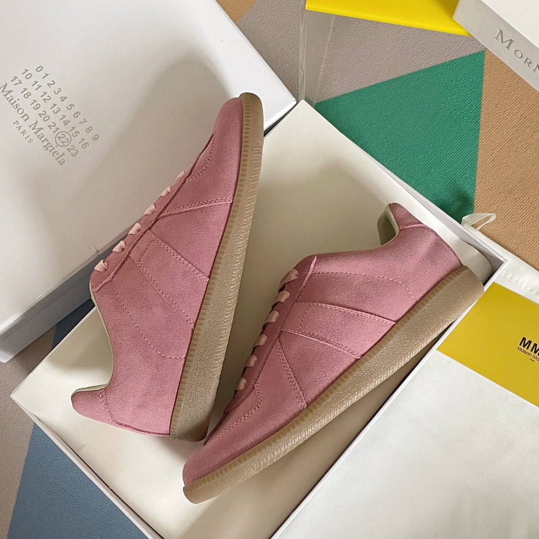 MM6 German Trainer Sneakers Pink
