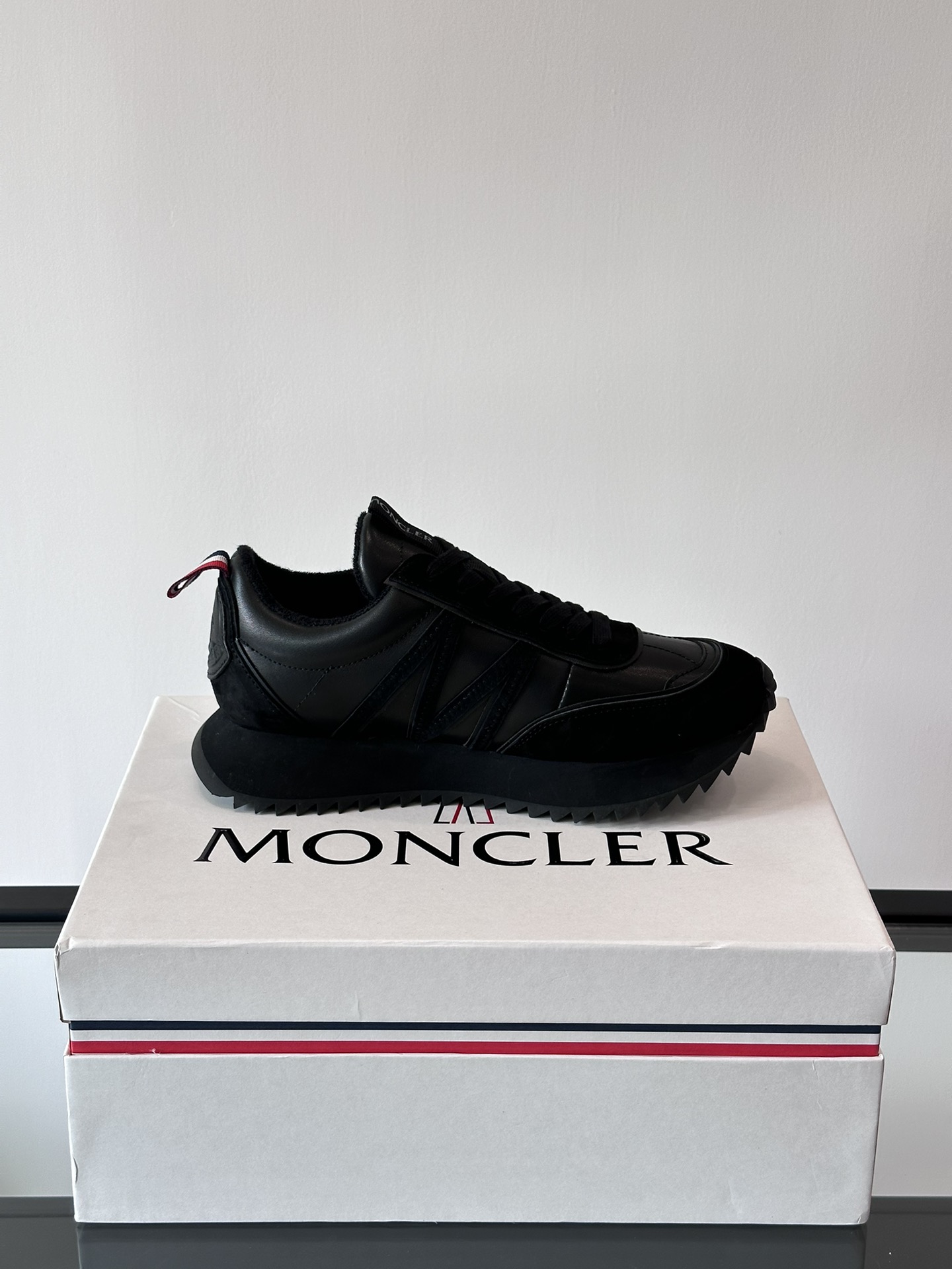 Moncler Pacey Chunky Sneakers Black