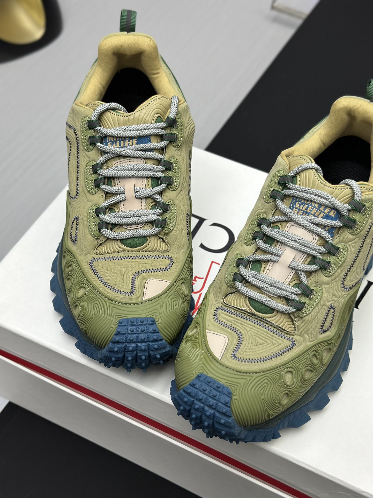 Moncler Trailgrip GTX Hiking Shoes Green