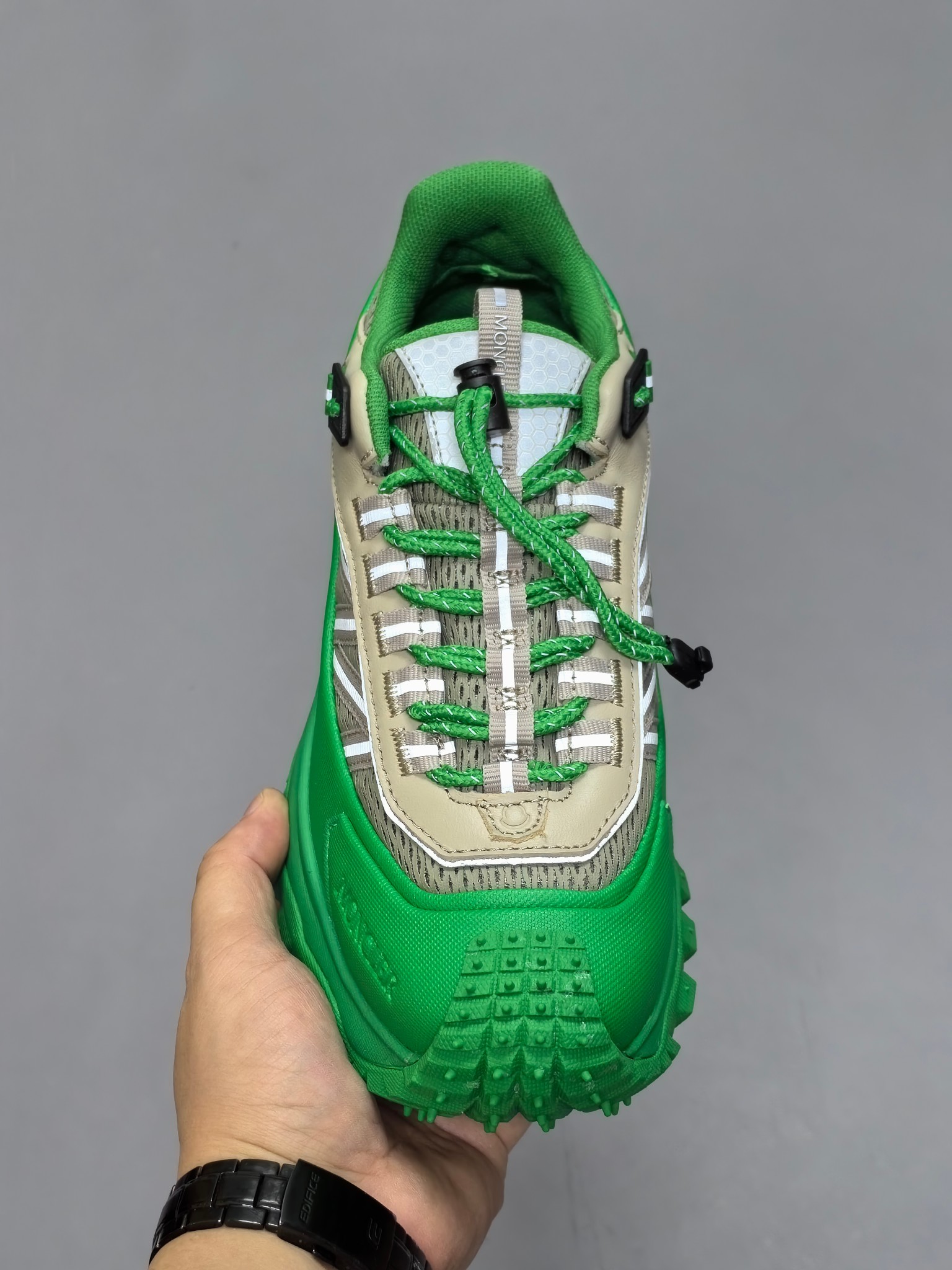 Moncler Trailgrip GTX Hiking Sneakers Green
