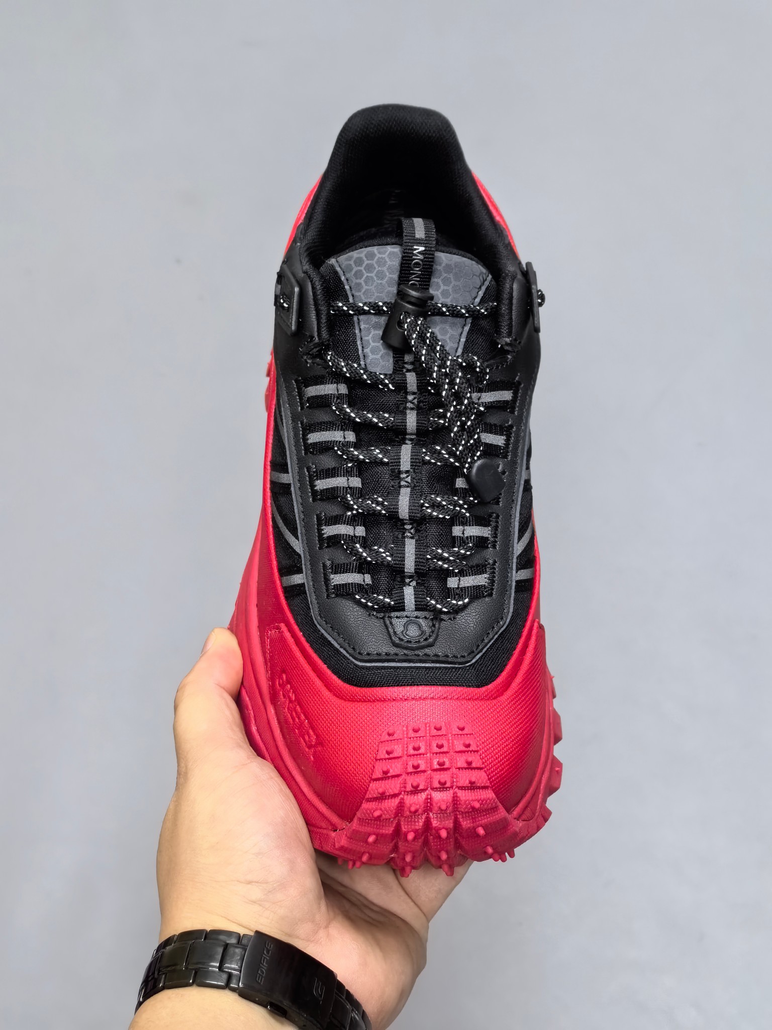 Moncler Trailgrip GTX Outdoor Sneakers Red