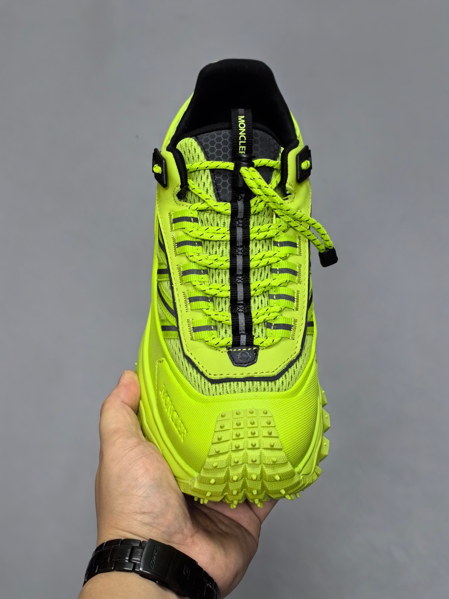 Moncler Trailgrip GTX Hiking Sneakers Neon Green