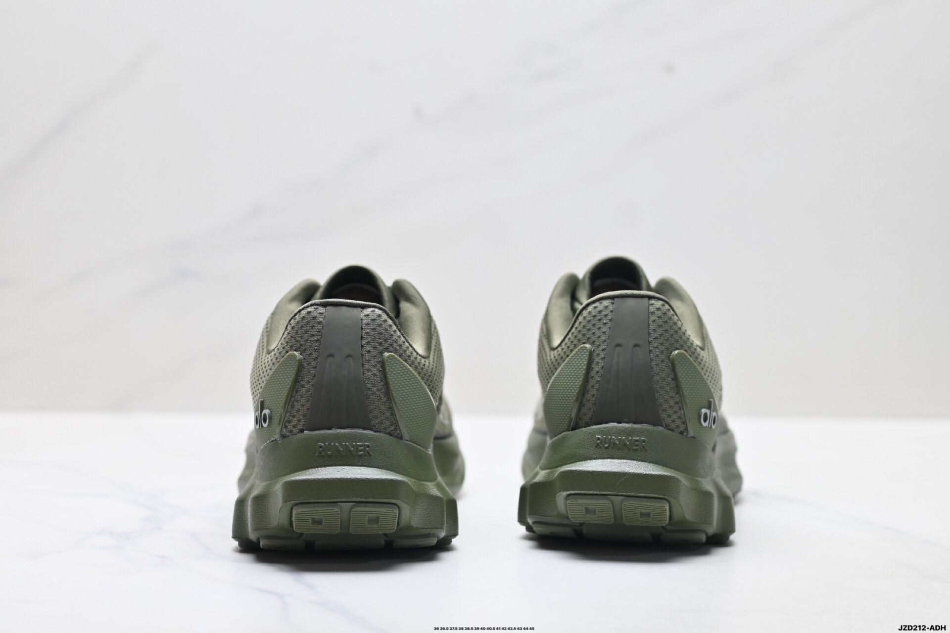 Alo Yoga Alo Runner Mesh Sneakers Olive Green