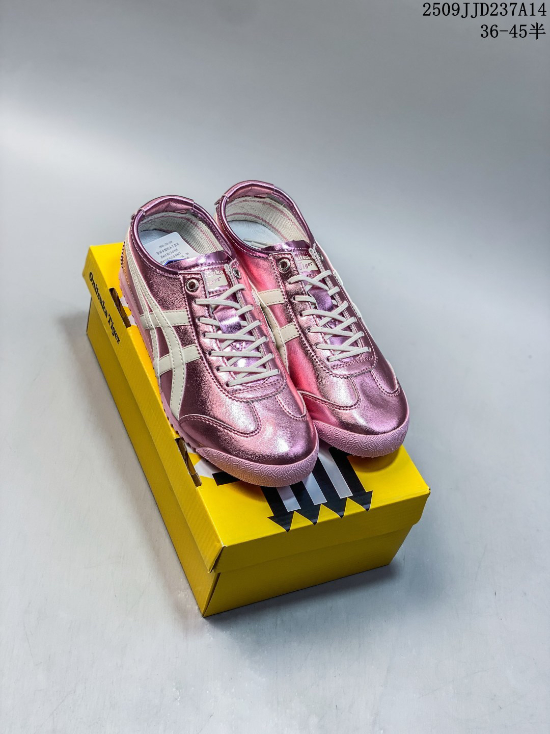 Onitsuka Tiger Mexico 66 Deluxe Metallic Pink Sneakers