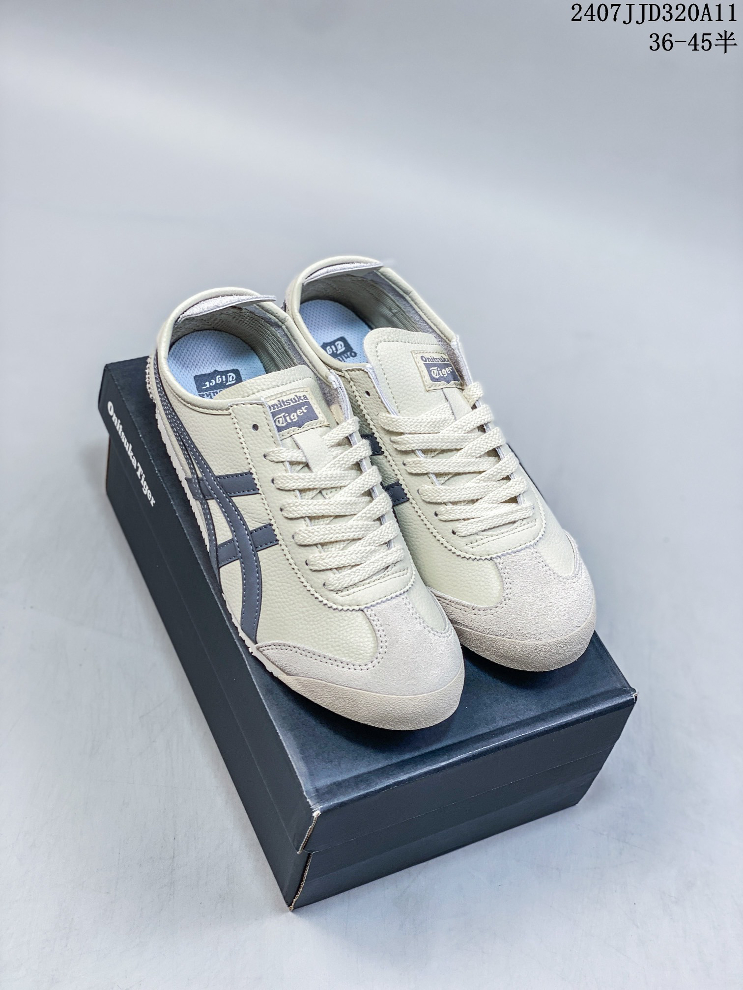Onitsuka Tiger Mexico 66 Slip-On Sneakers Cream/Blue-Gray