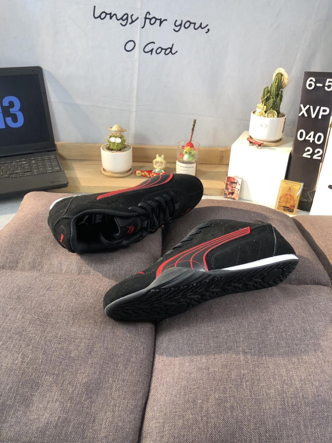 Puma Racing Low-Top Sneakers Black/Red