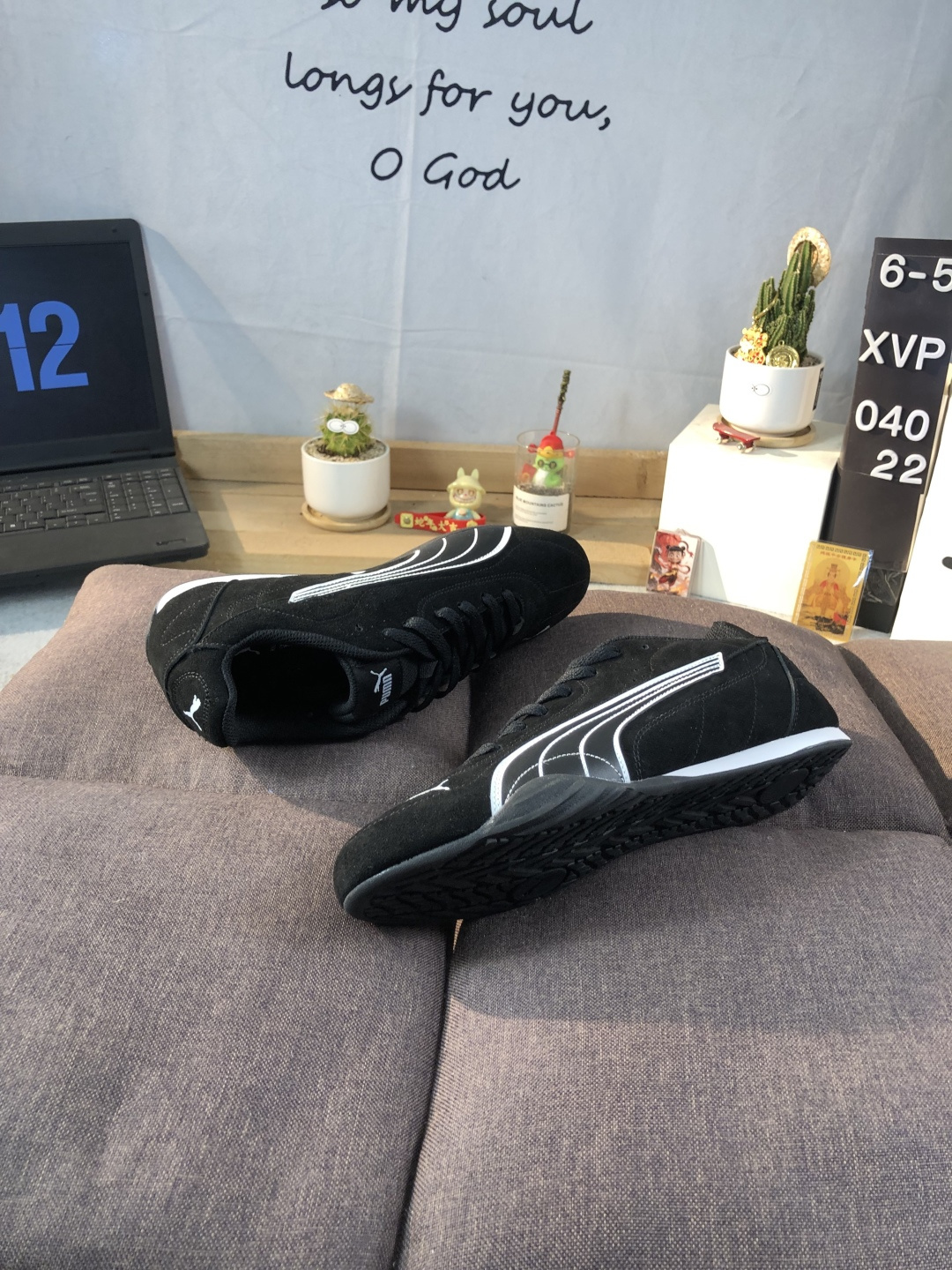 Puma Racing Low-Top Sneakers Black