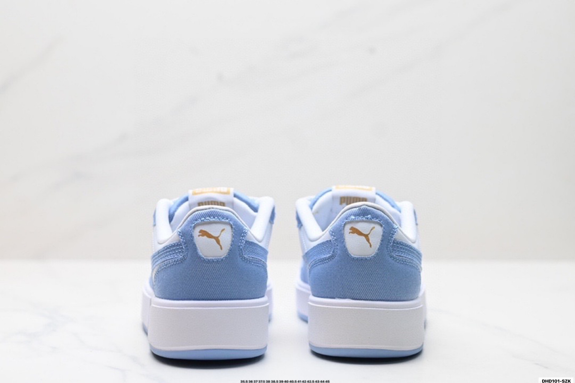 Puma LX Court Low Denim Sneakers Blue/White