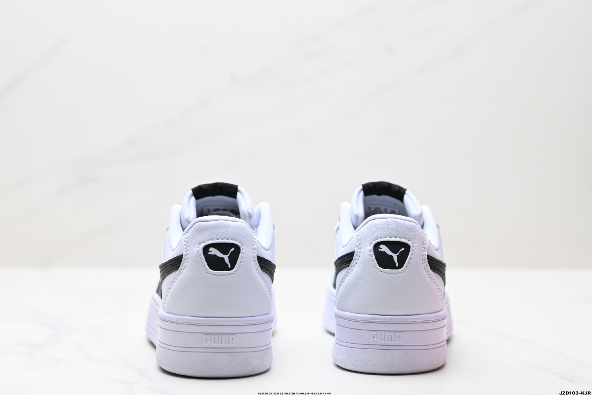 Puma Skye Leather Platform Sneakers White/Black