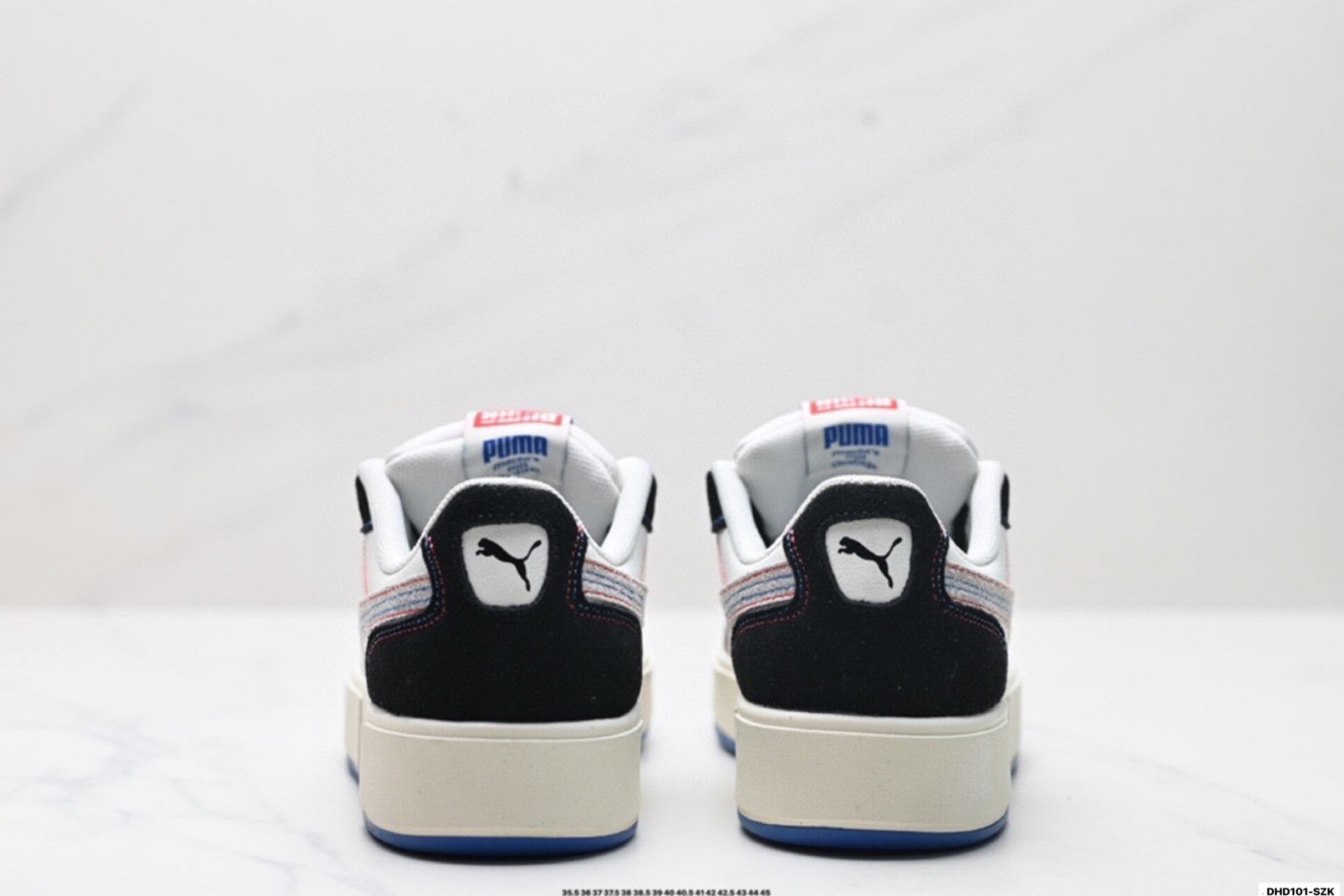 Puma Sky LX Court Low Sneakers White/Black/Blue