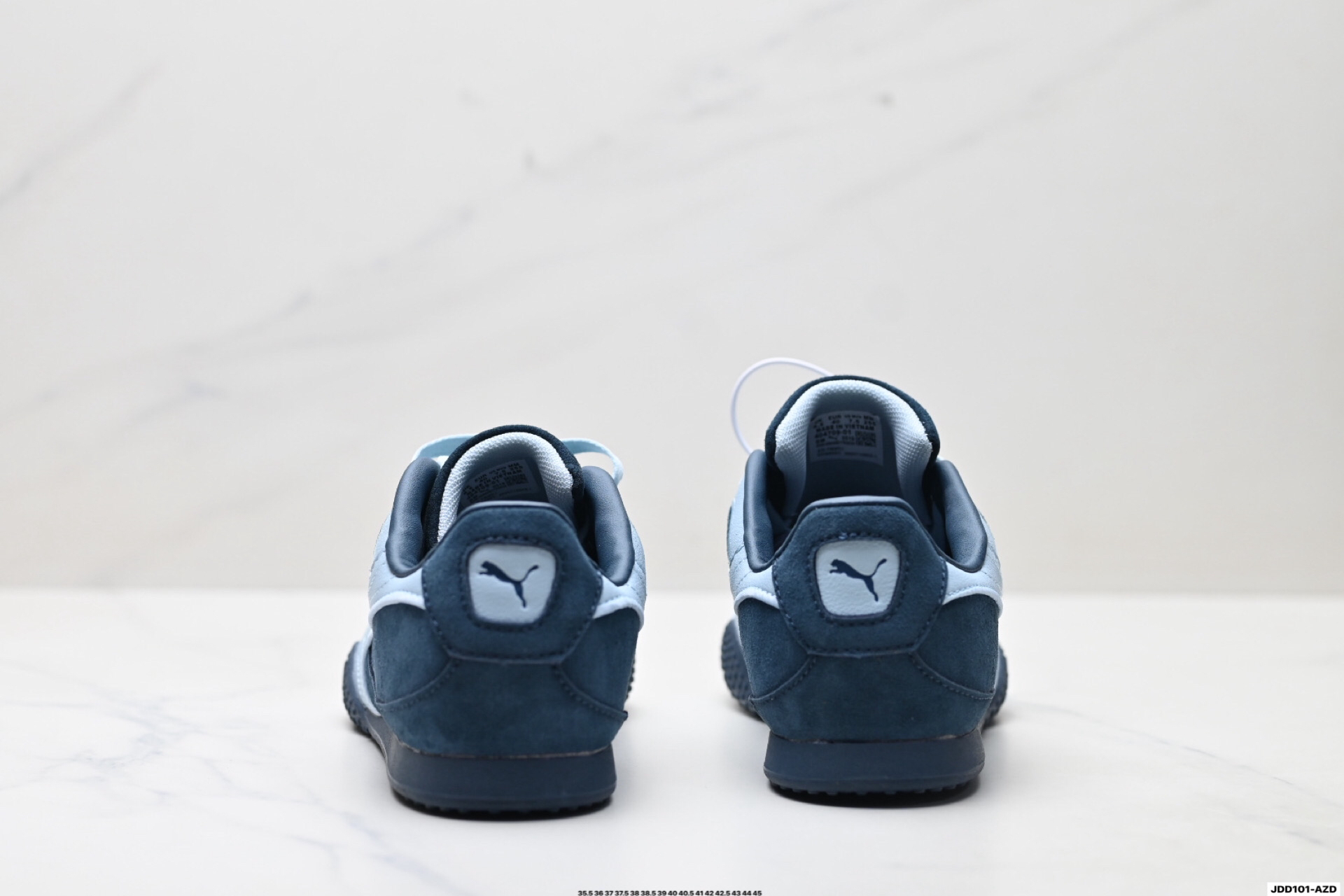 Puma Bella V2 Leather Sneakers Navy Blue