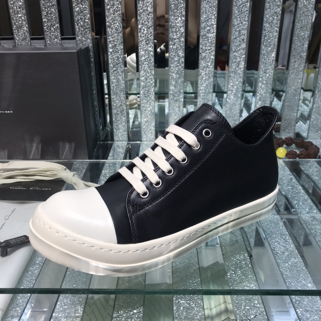 Rick Owens Low Sneaker Black