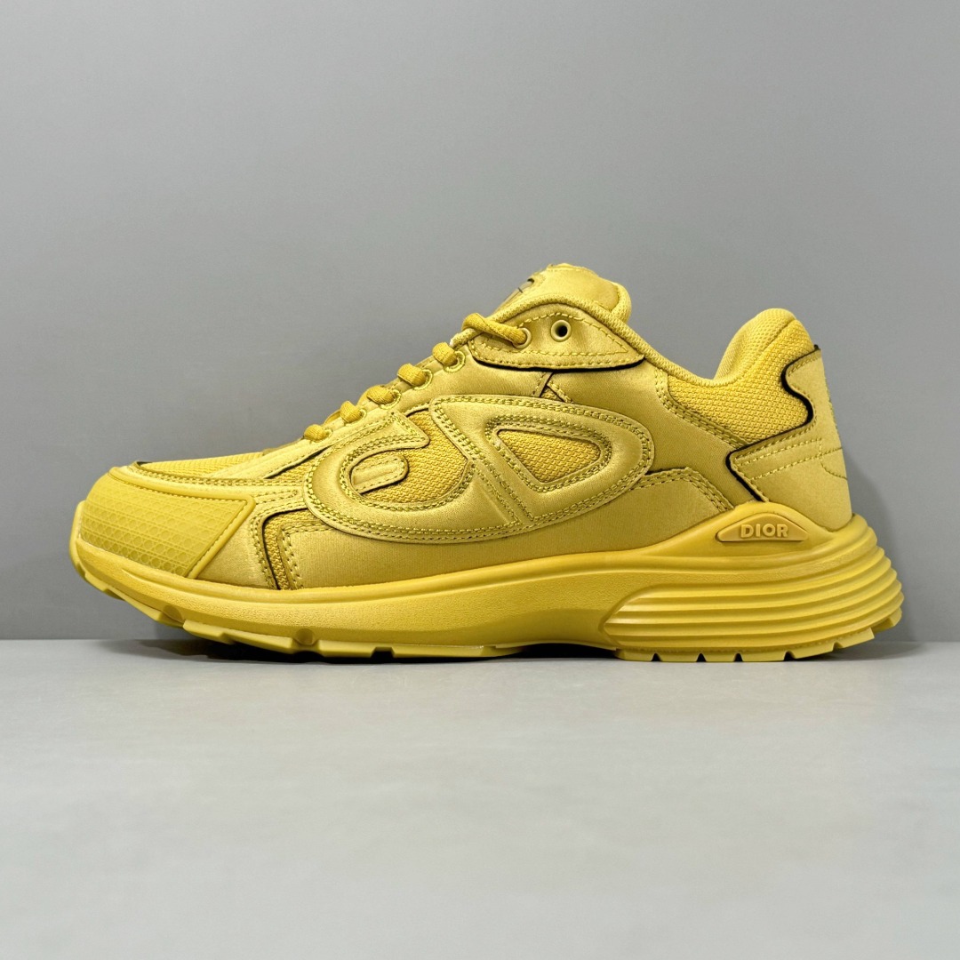 Dior B30 Low-Top Sneakers Yellow