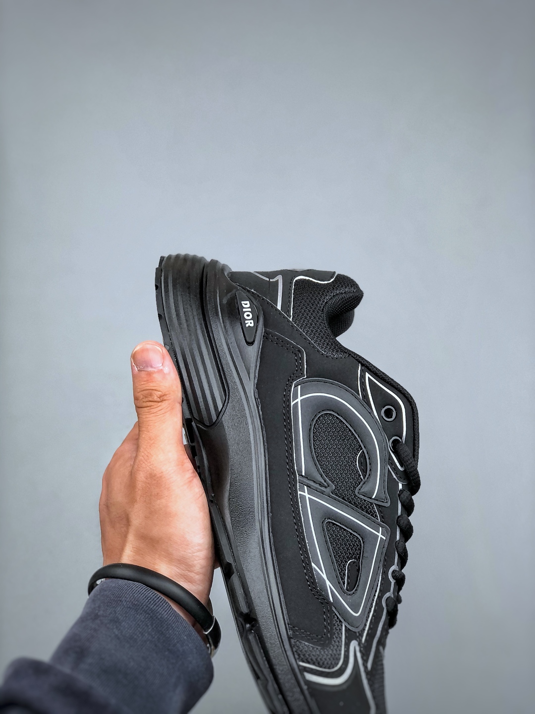 Dior B30 Chunky Runner Sneakers Black