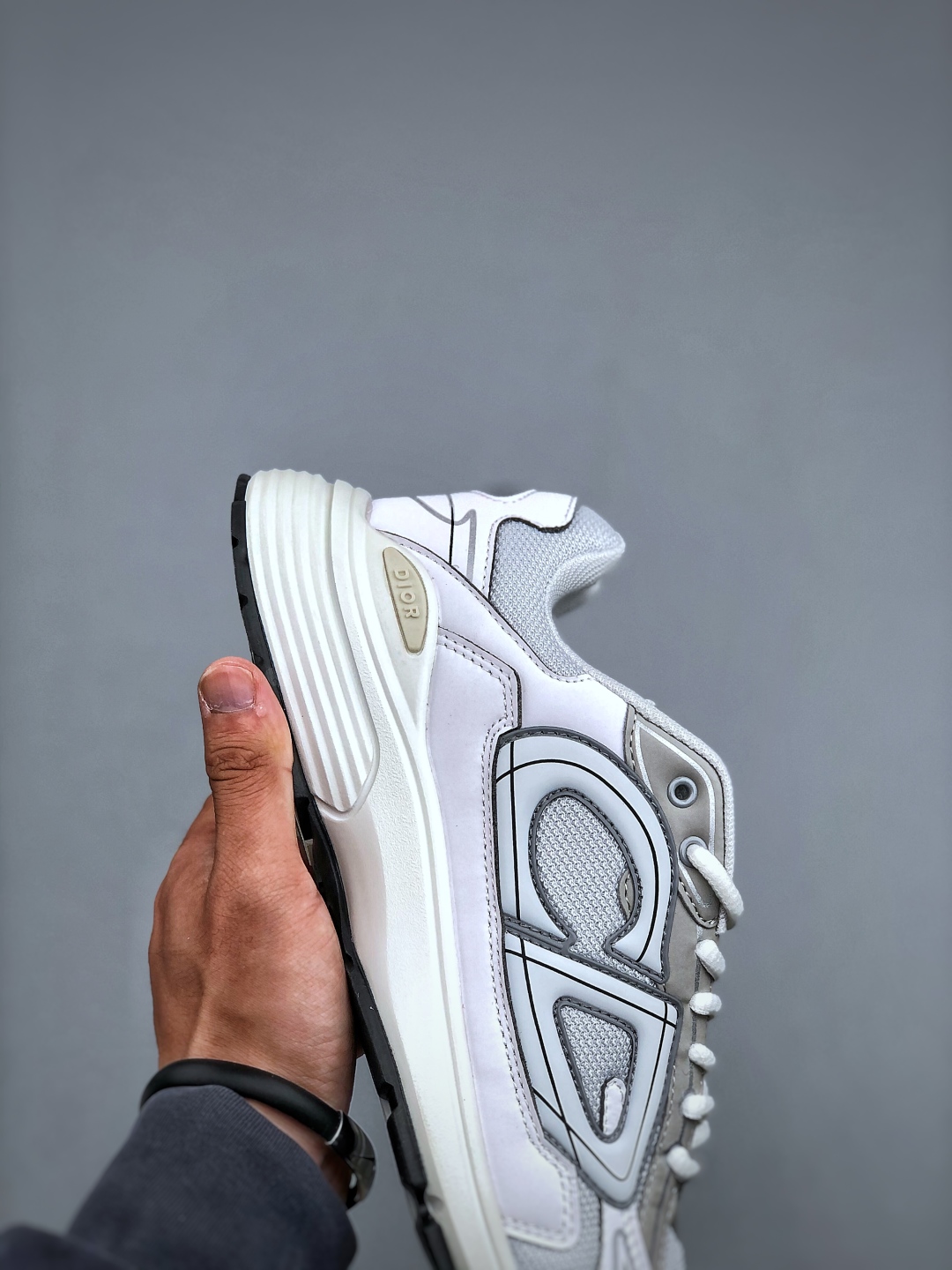 Dior B30 Chunky Sneakers White/Grey