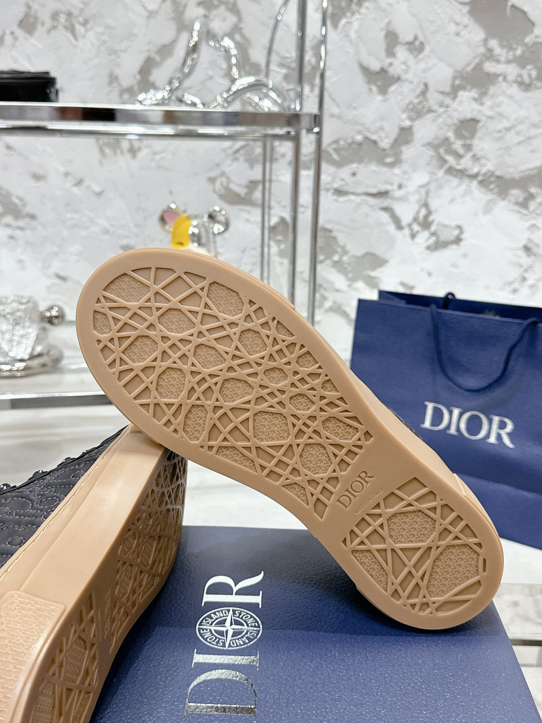 Dior x Stone Island B33 Sneakers Black/Tan