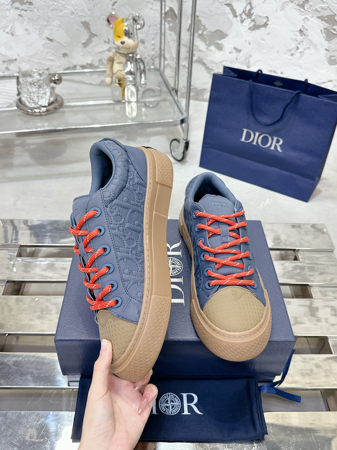 Dior B33 Casual Sneakers Blue