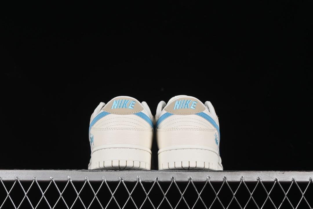 Nike SB Dunk Low Stussy Collab Skate Shoes Off-White/Black