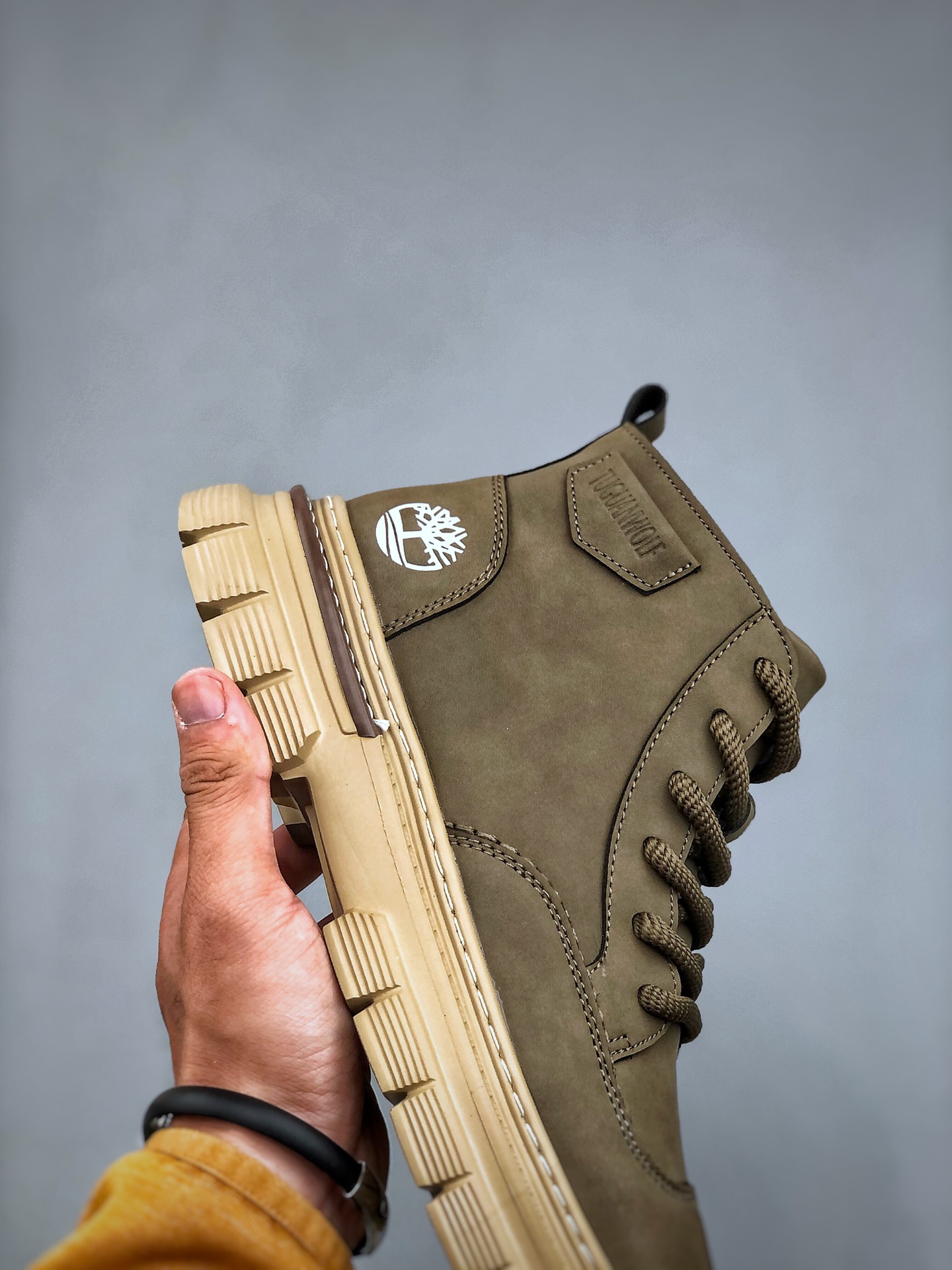 Undefeated x Timberland Rugged Zip Boots Olive