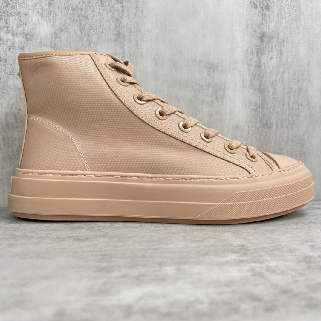Valentino Garavani V High-Top Sneakers Beige