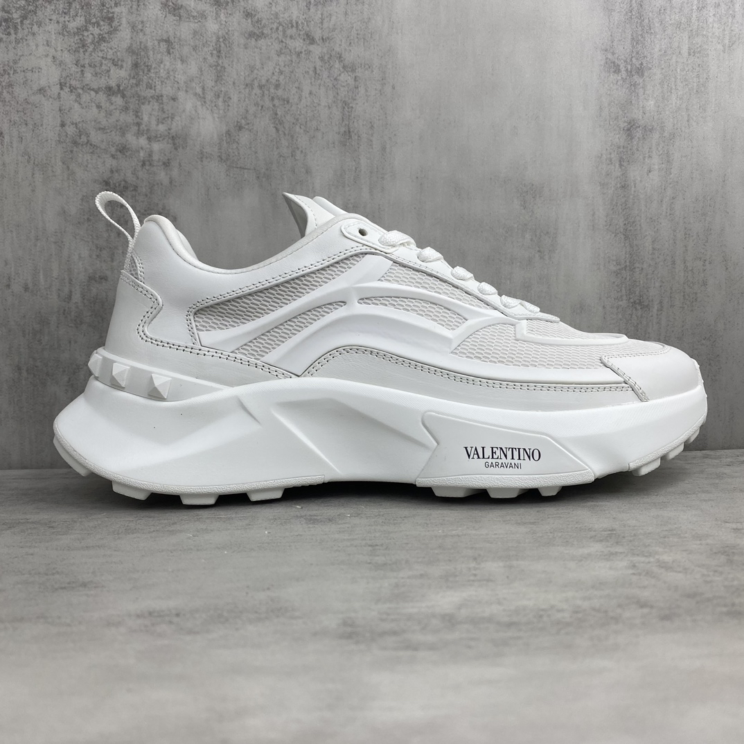 Valentino True Act Mesh Sneakers White