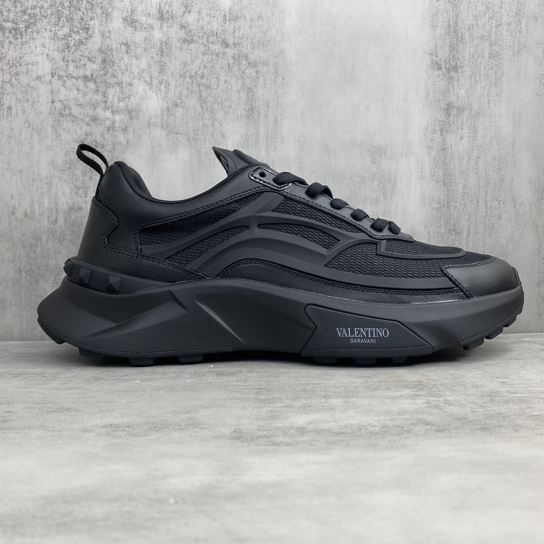 Valentino True Act Mesh Sneakers Black
