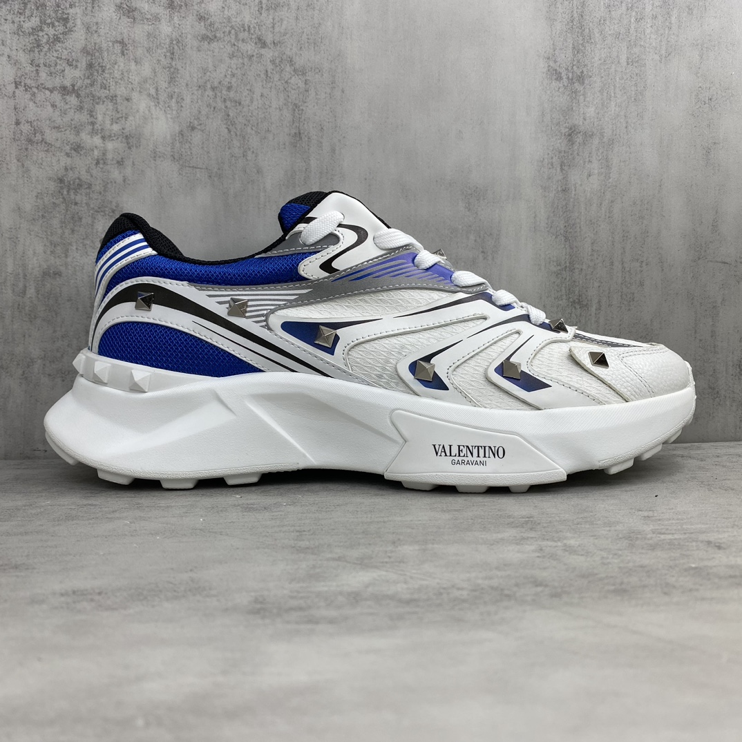 Valentino Garavani Totaloop V Sneakers White Blue
