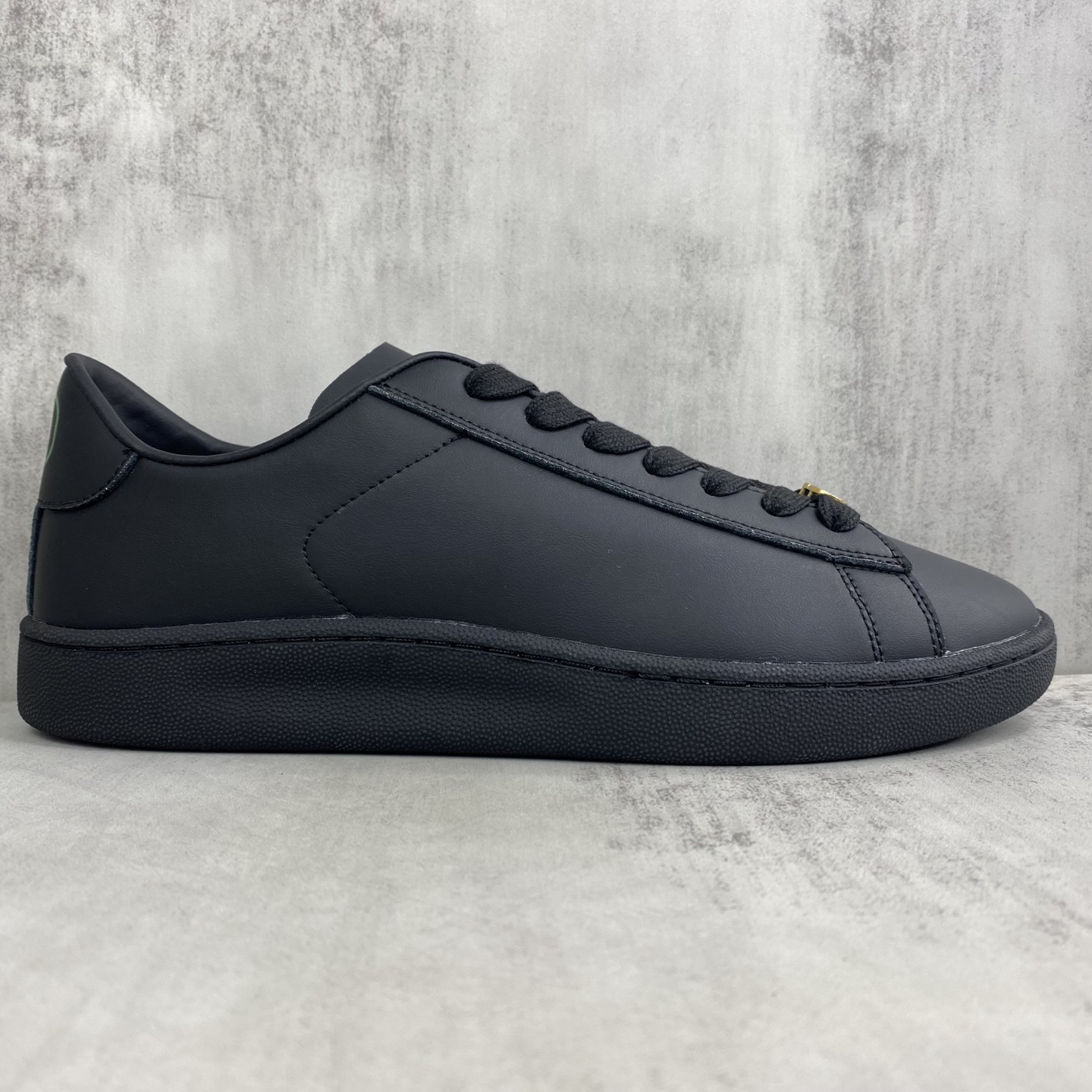 Valentino Low-Top Leather Sneakers Black