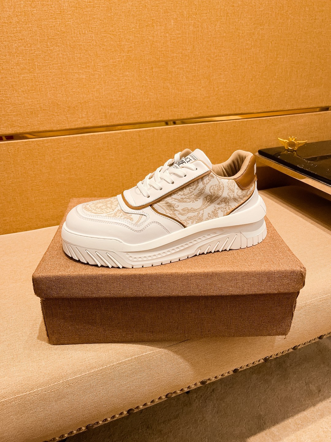 Versace Baroque Panel Sneakers Multicolor