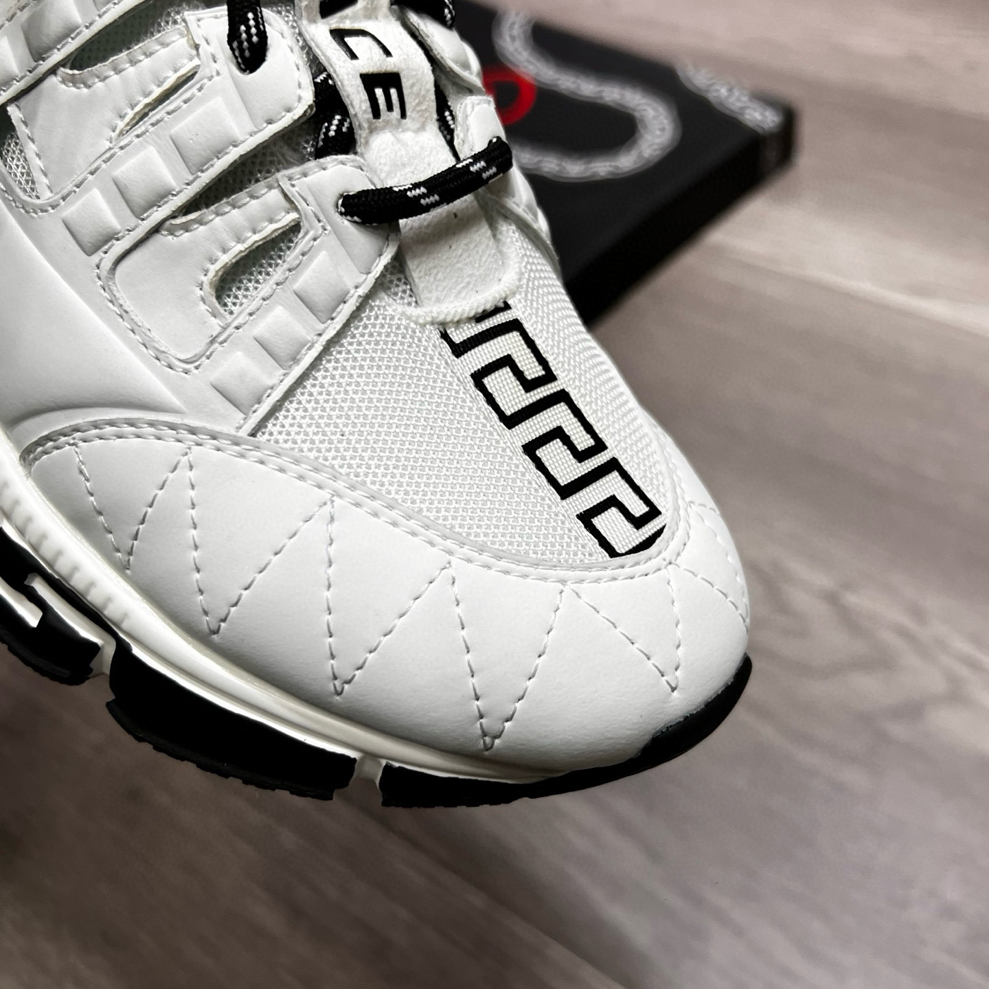 Versace Greca Chunky Sneakers White