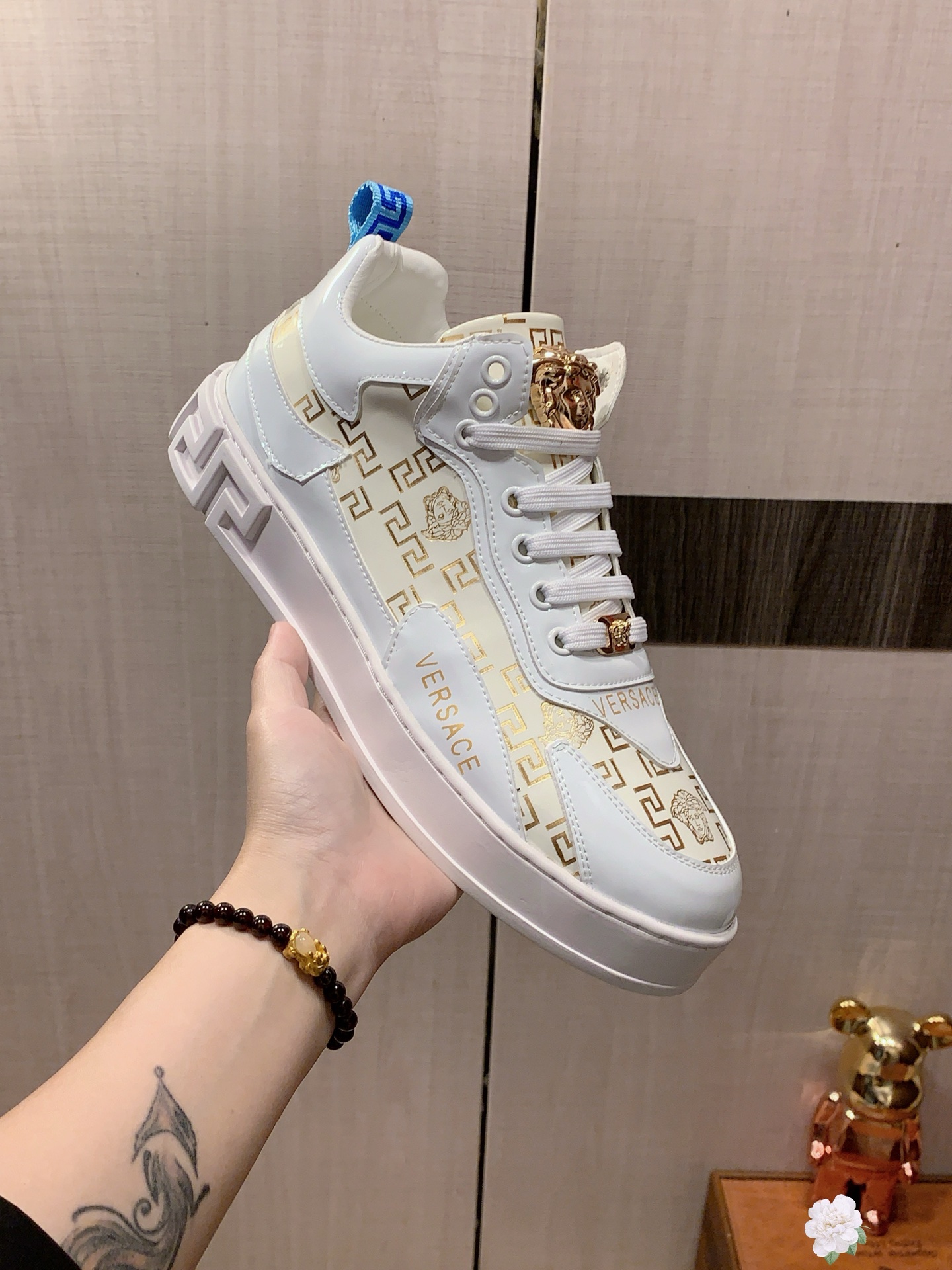 Versace Greca Medusa Low-Top Sneakers Multicolor