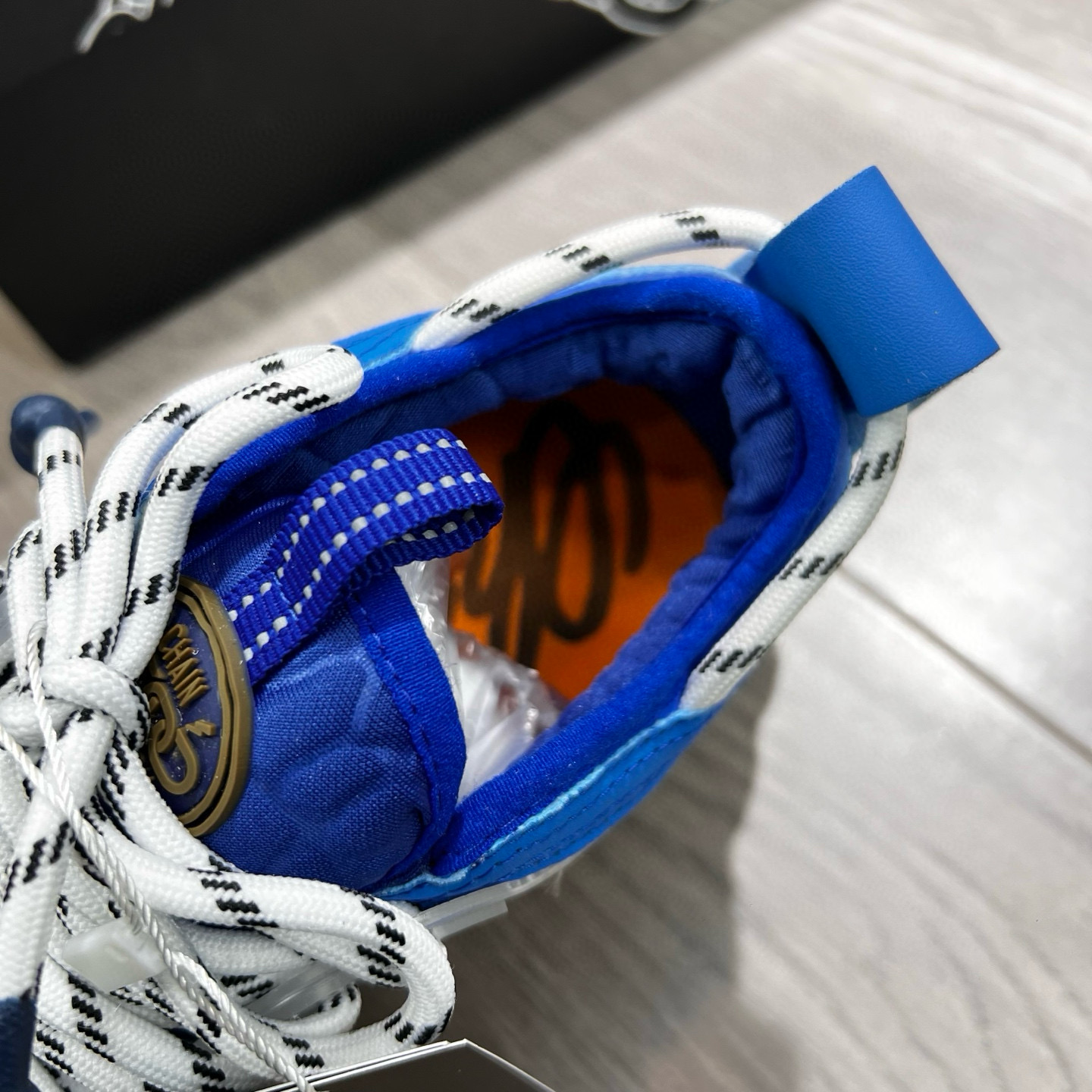 Versace Baroque Chunky Sneakers Blue