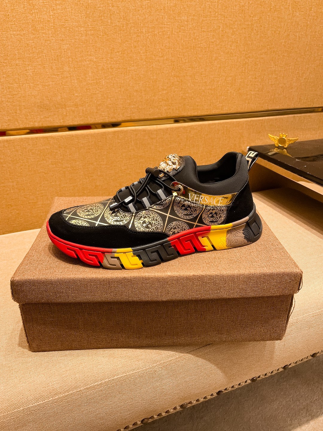 Versace Medusa Low-Top Sneakers Multicolor