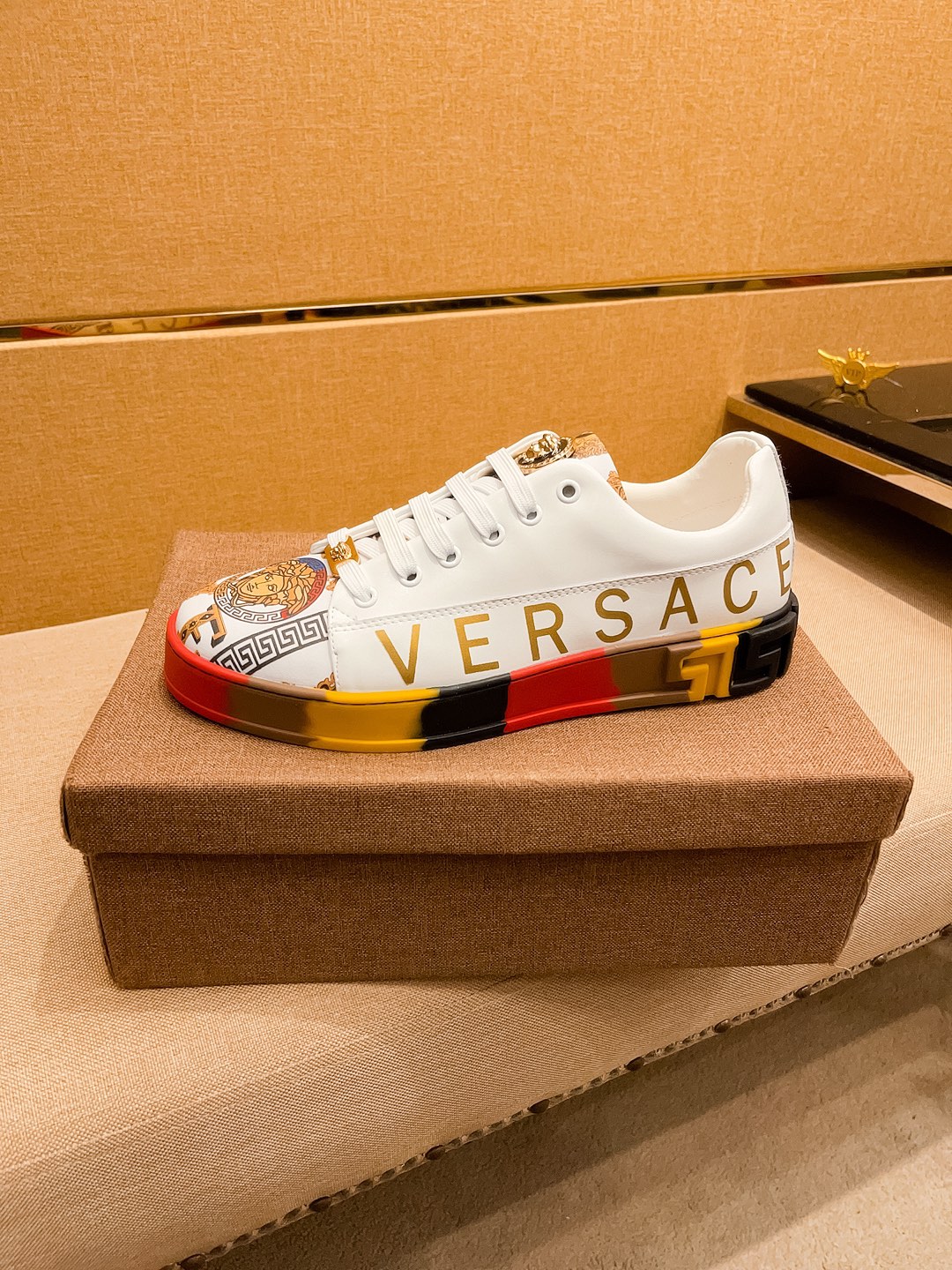 Versace Medusa Low-Top Sneakers Multicolor