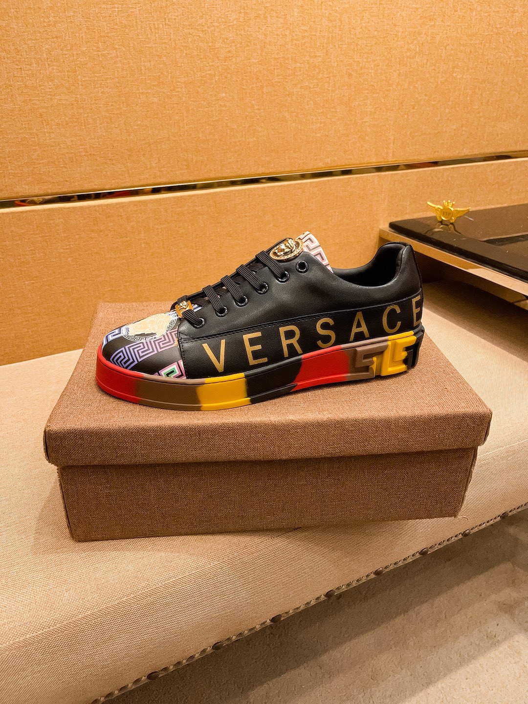 Versace Medusa Low-Top Sneakers Multicolor