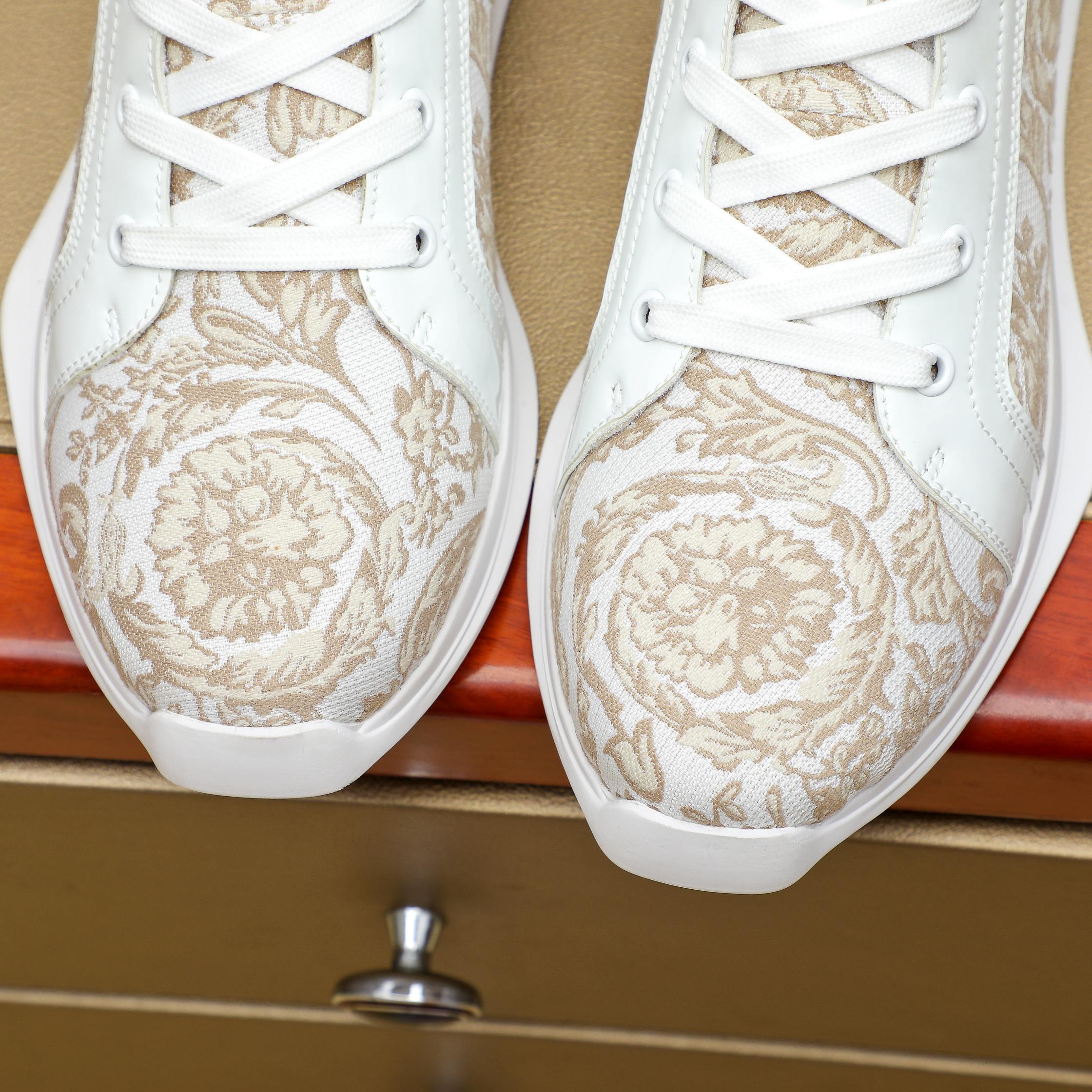 Versace Medusa High-Top Sneakers White/Gold