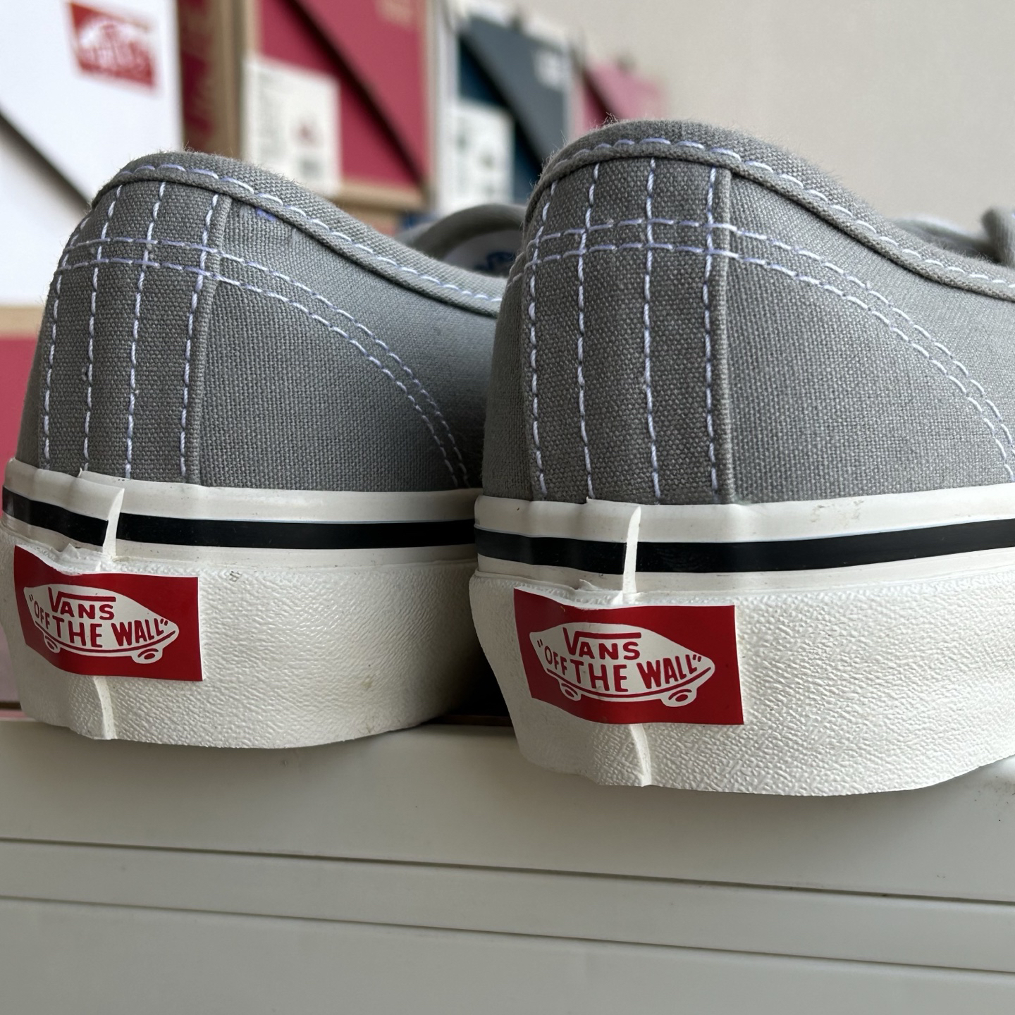 Vans Authentic 44 DX Low-Top Skate Shoes Fog Gray