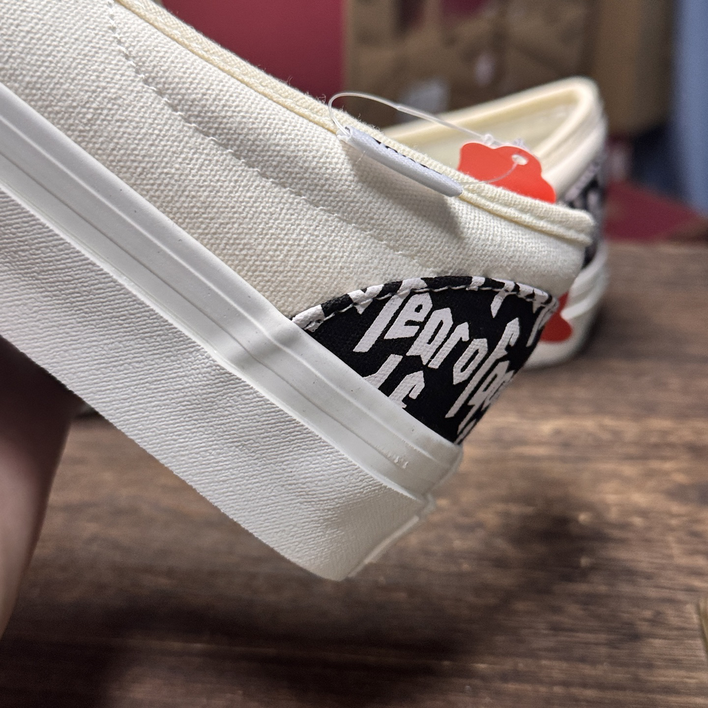 Vans Slip-On x FOG Hook-and-Loop Sneakers Black/White